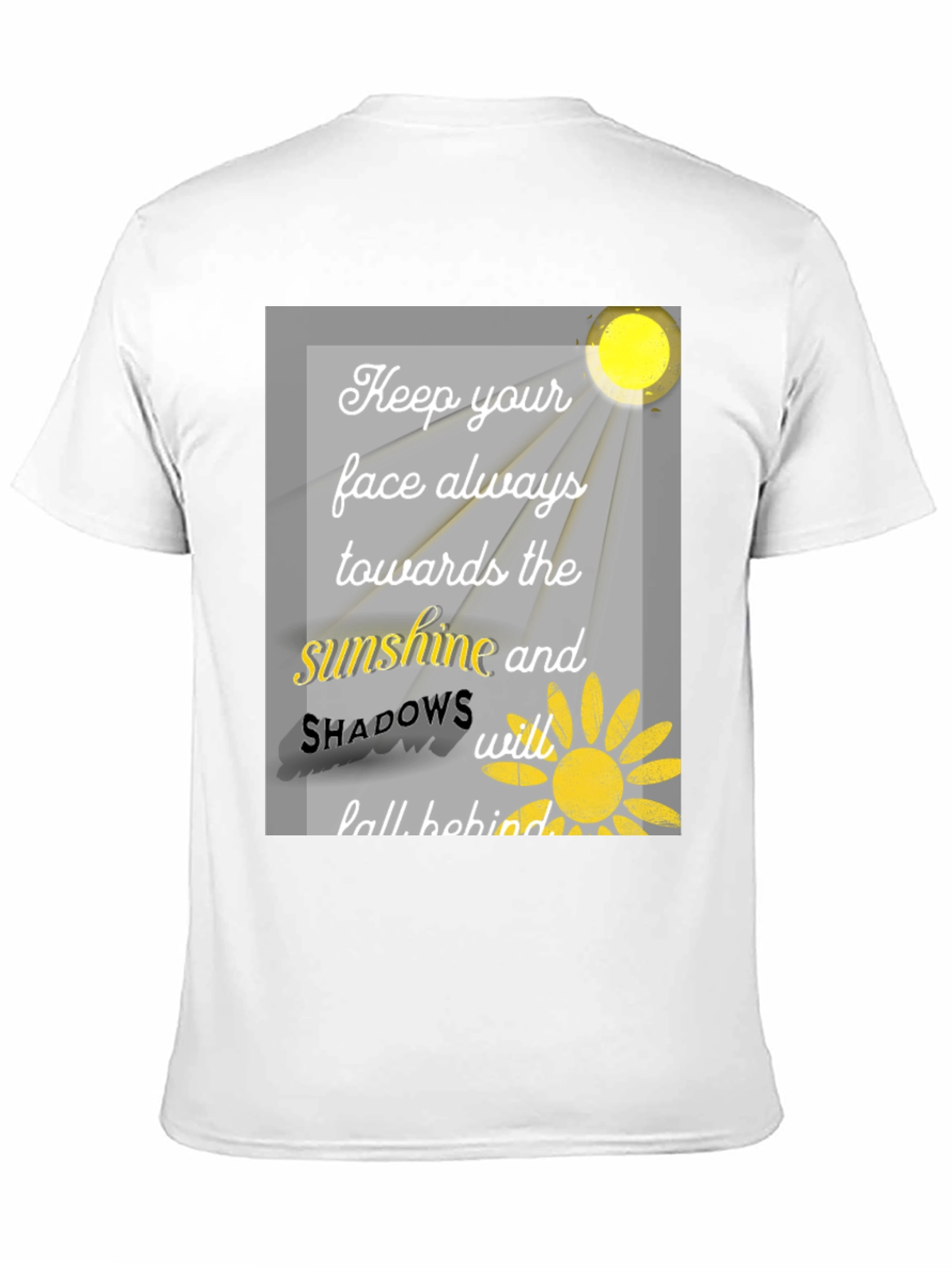 Black Sunshine & Shadows Graphic Tee view 11