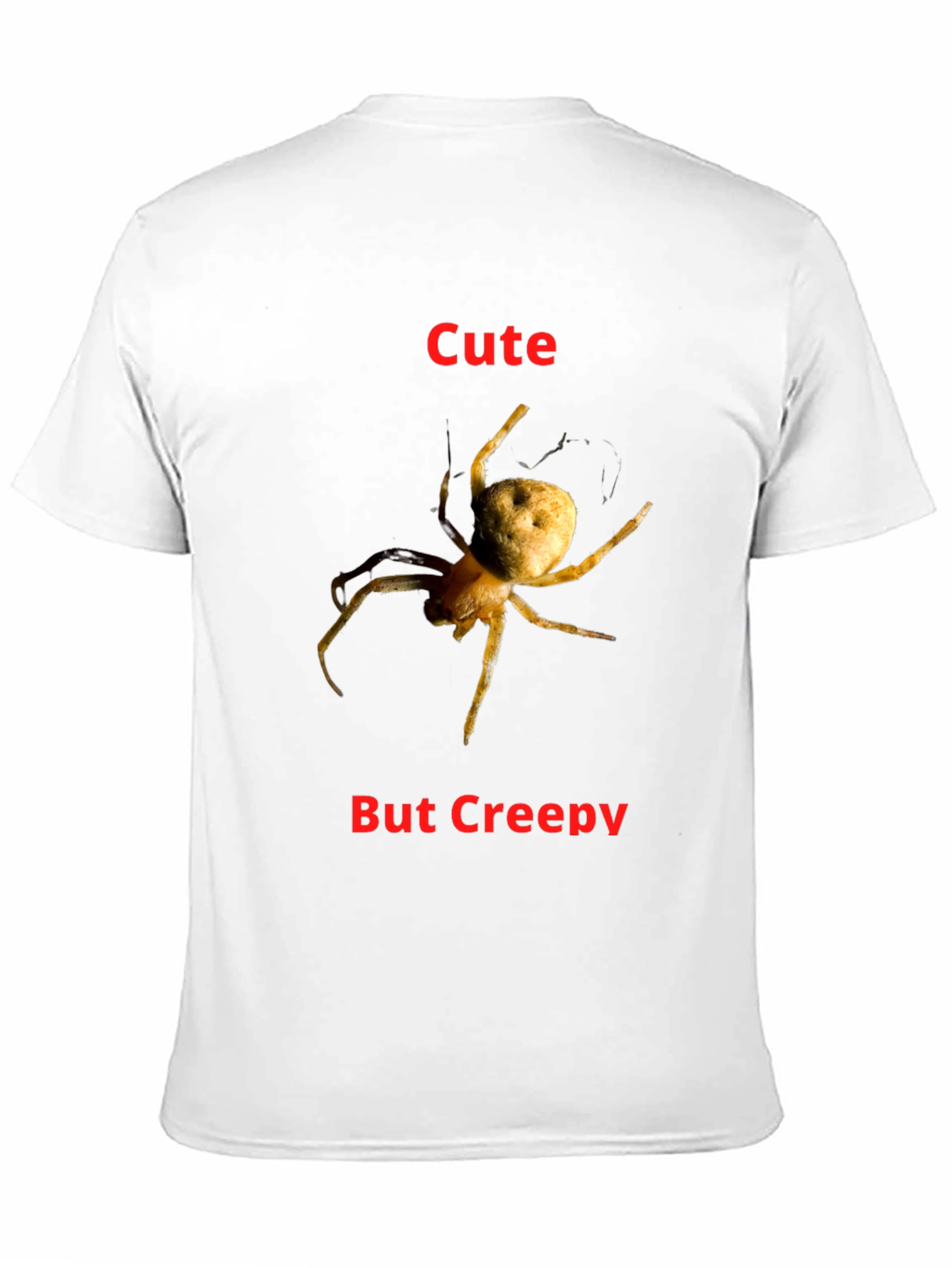 Black Cute But Creepy Spider Graphic T-Shirt view 11