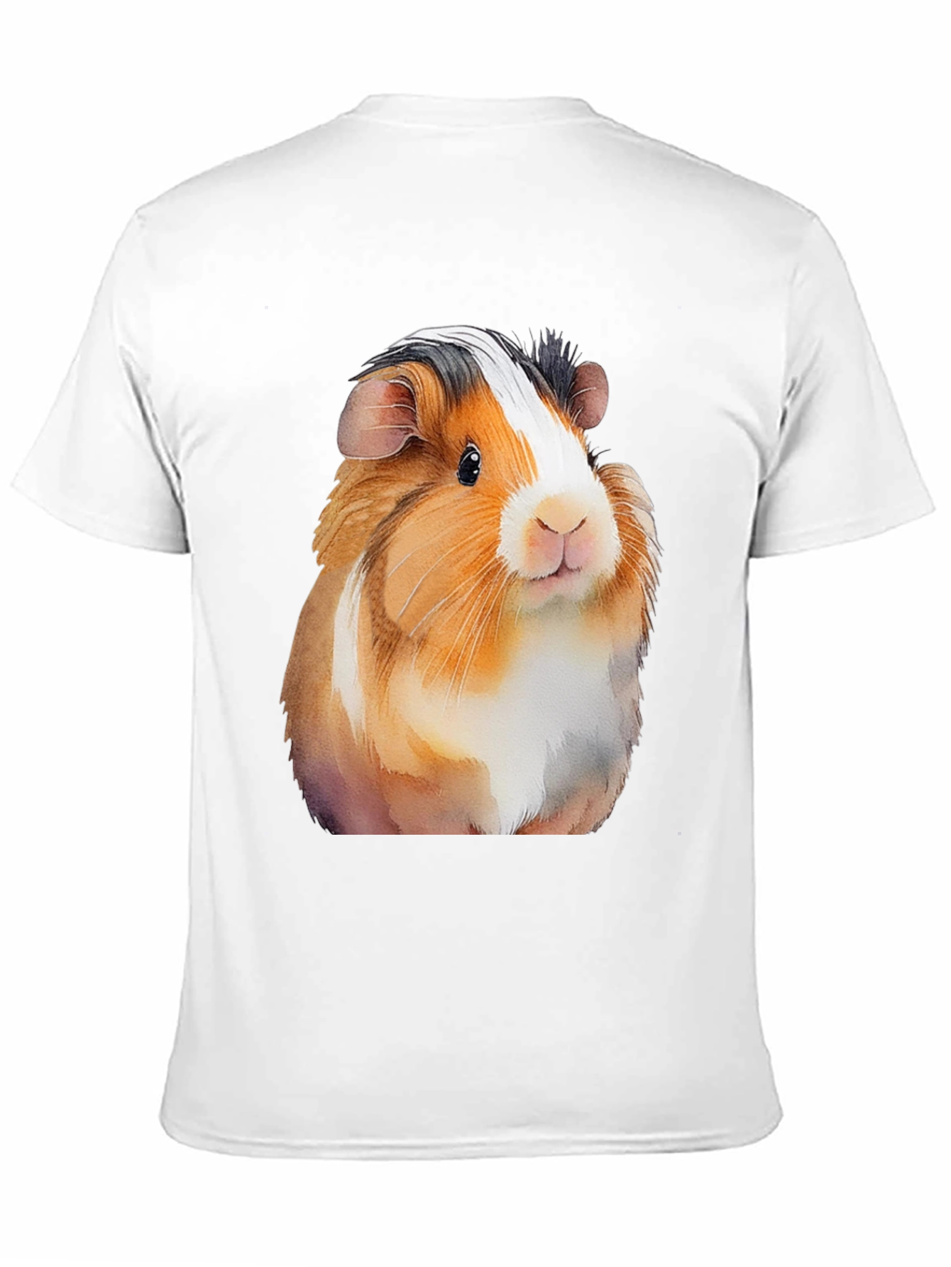 Black Guinea Pig Graphic T-Shirt - Men's Black Tee view 11