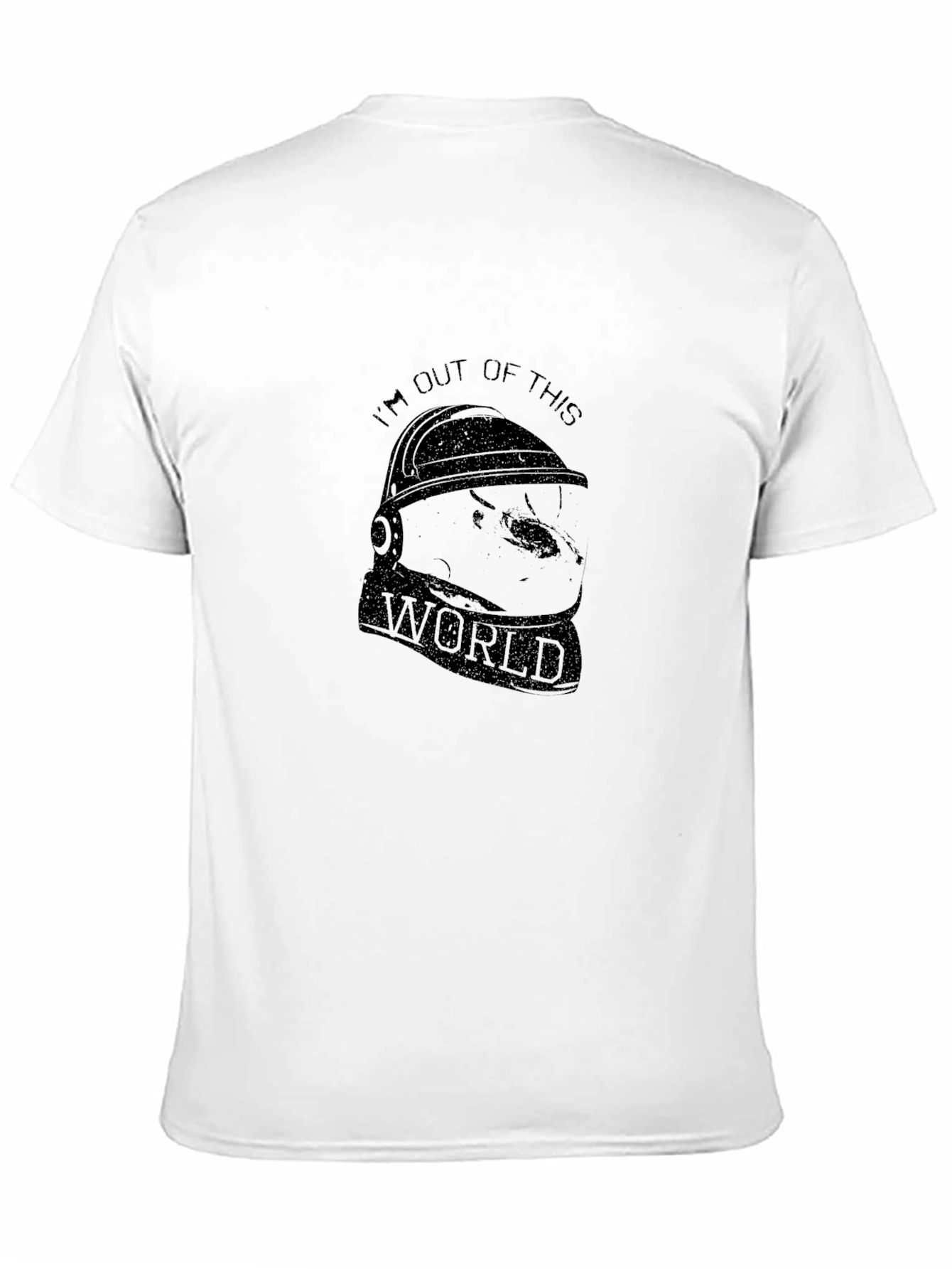 Black Out of This World Graphic Tee - Black Cotton view 11
