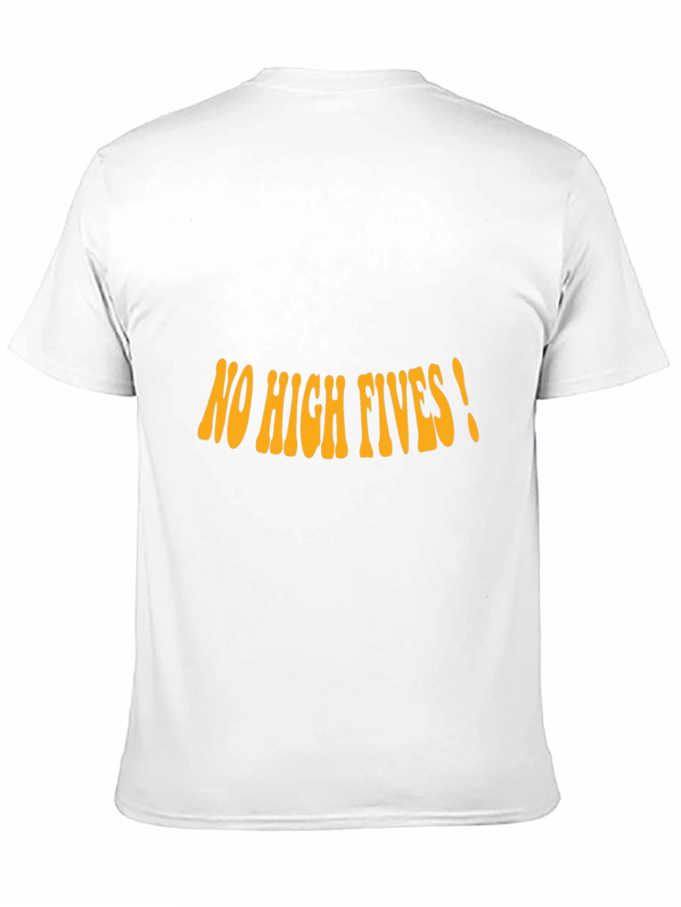 Black No High Fives! Graphic Tee - Black view 11