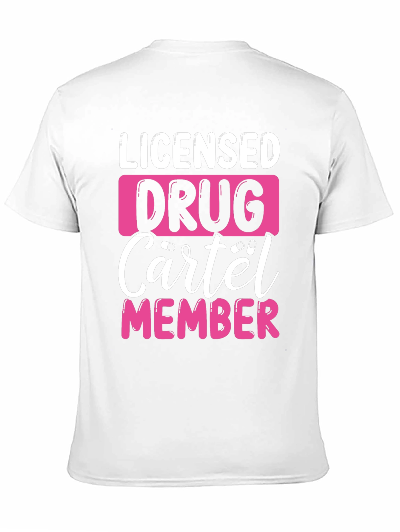 Black Licensed Drug Cartel Member T-Shirt view 11