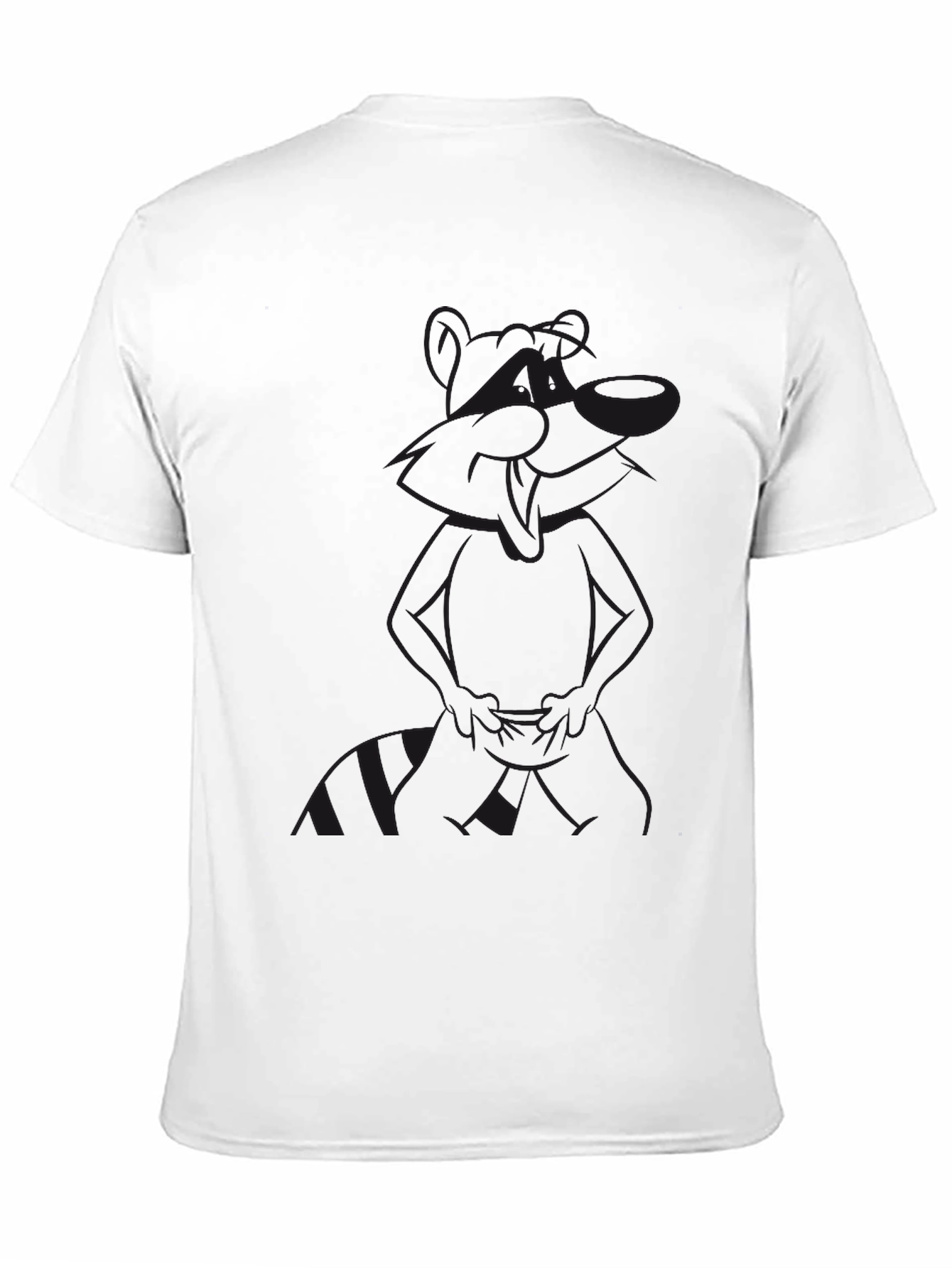 Black Men's Black Graphic T-Shirt view 11