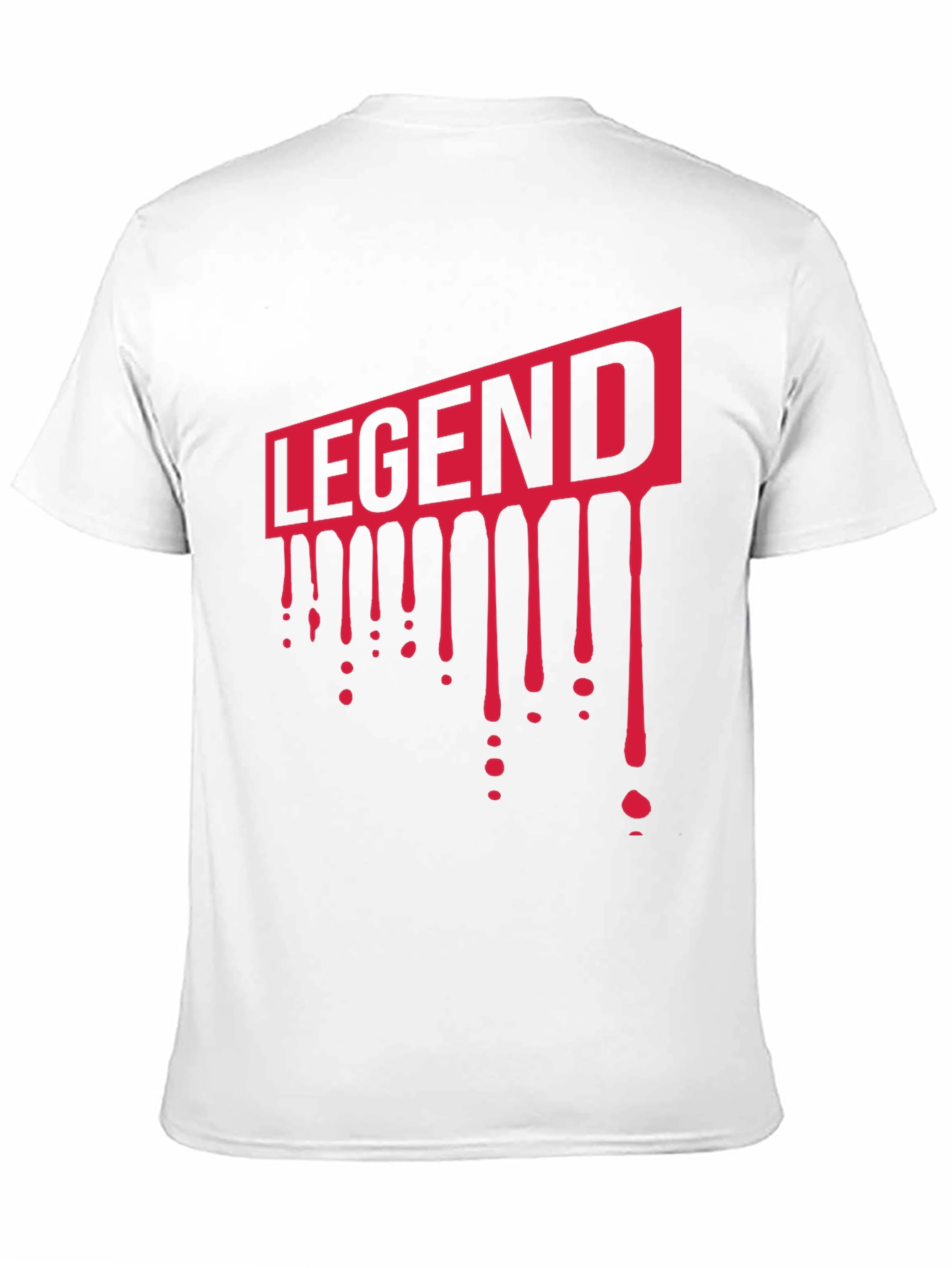 Black Legend Drip Graphic Tee - Black Casual Shirt view 11