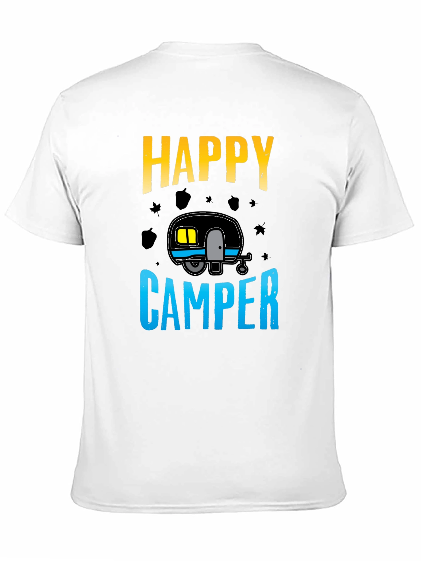Black Happy Camper Graphic Tee view 11