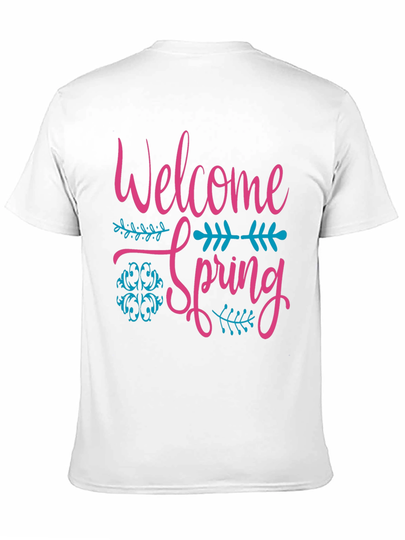 Black Welcome Spring Graphic Tee view 11