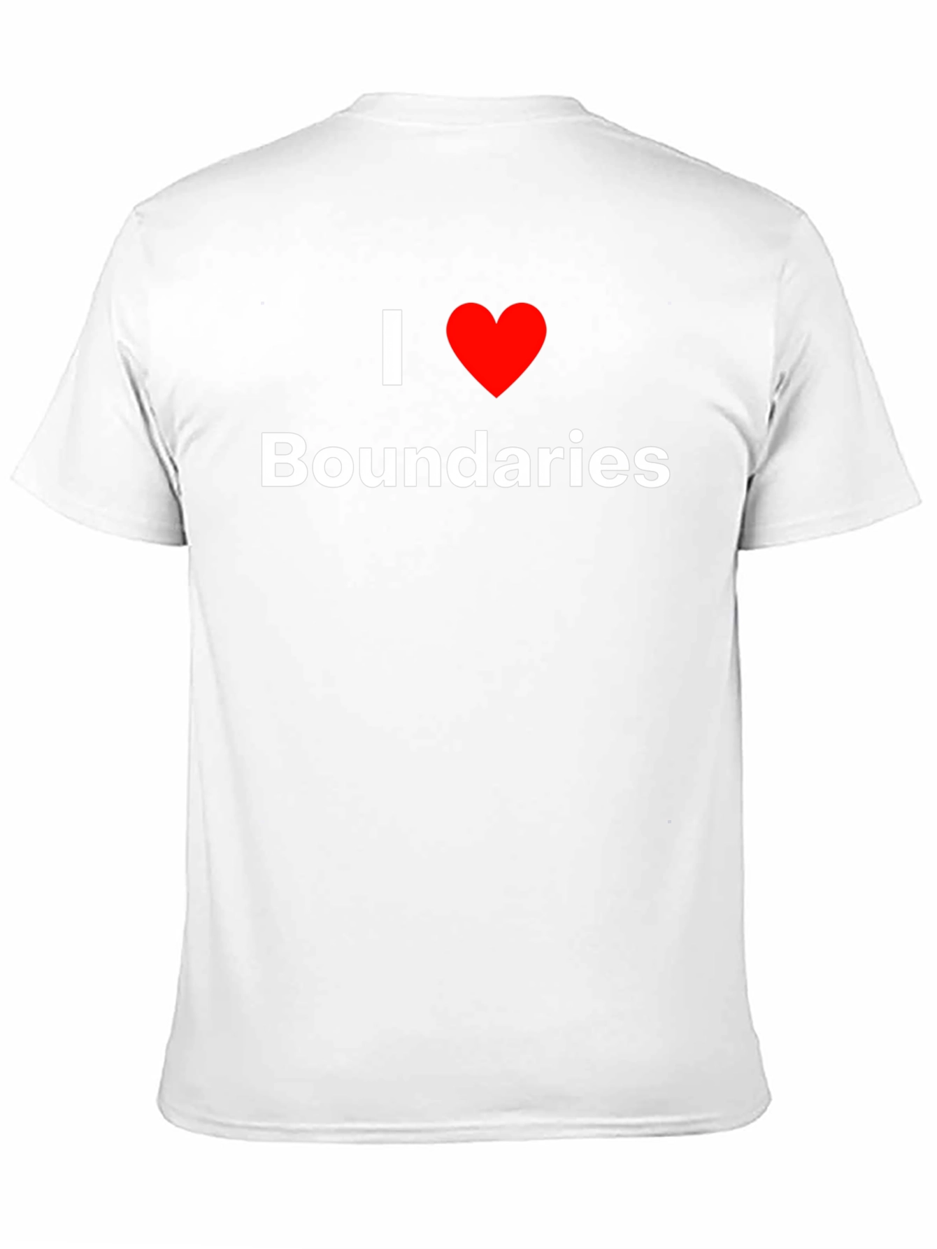 Black I Love Boundaries T-Shirt - Bold Statement Tee view 11