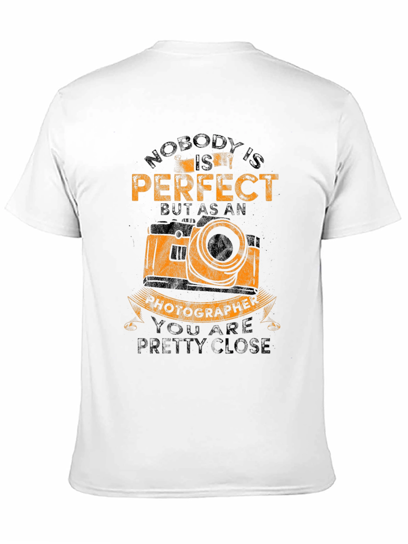 Black Photographer T-Shirt - Nobody's Perfect view 11