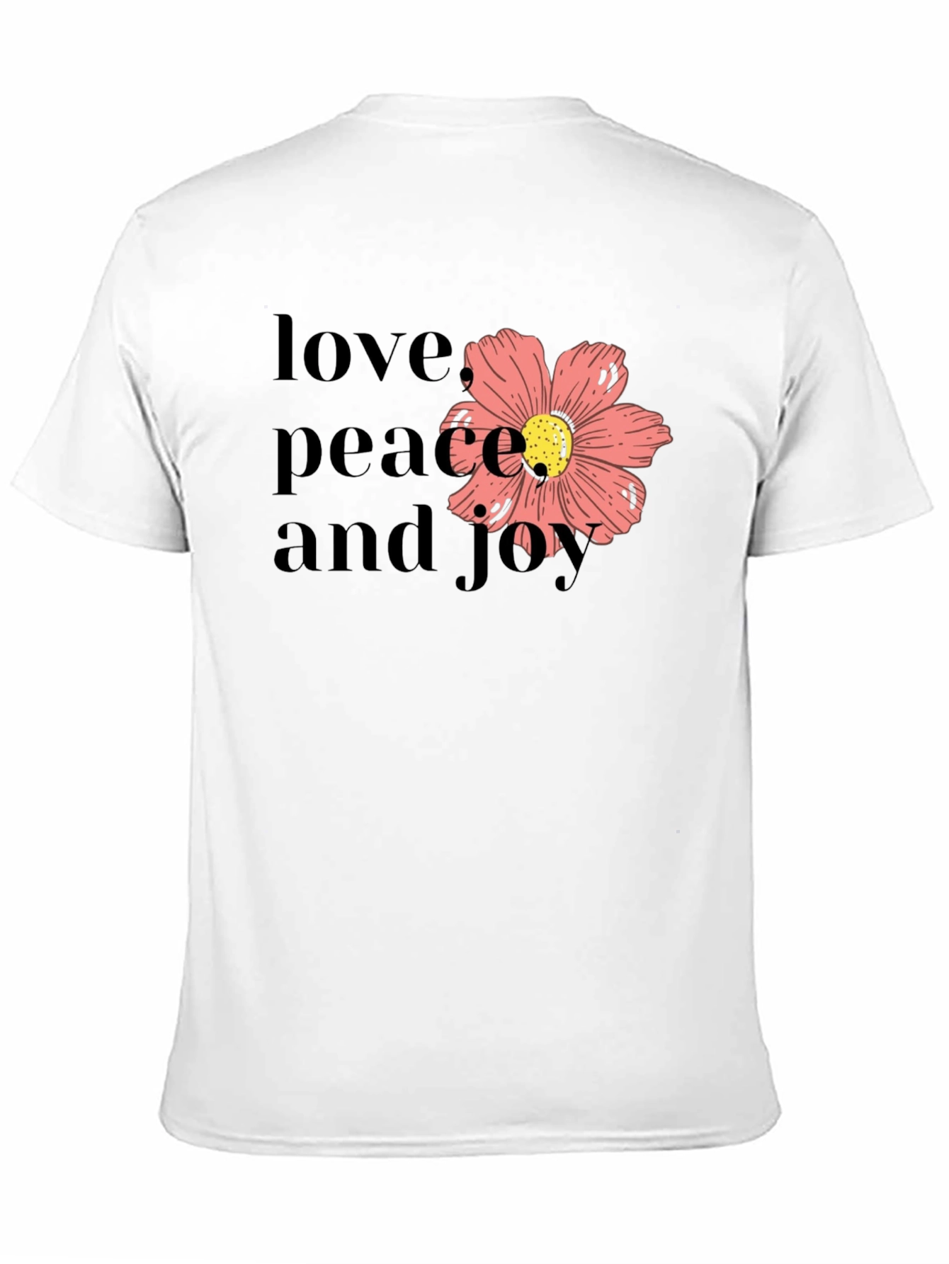 Black Love Peace Joy Black Graphic Tee view 11