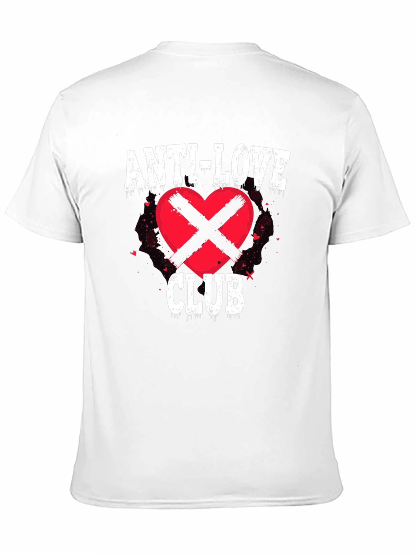 Black Anti-Love Club Graphic T-Shirt view 11