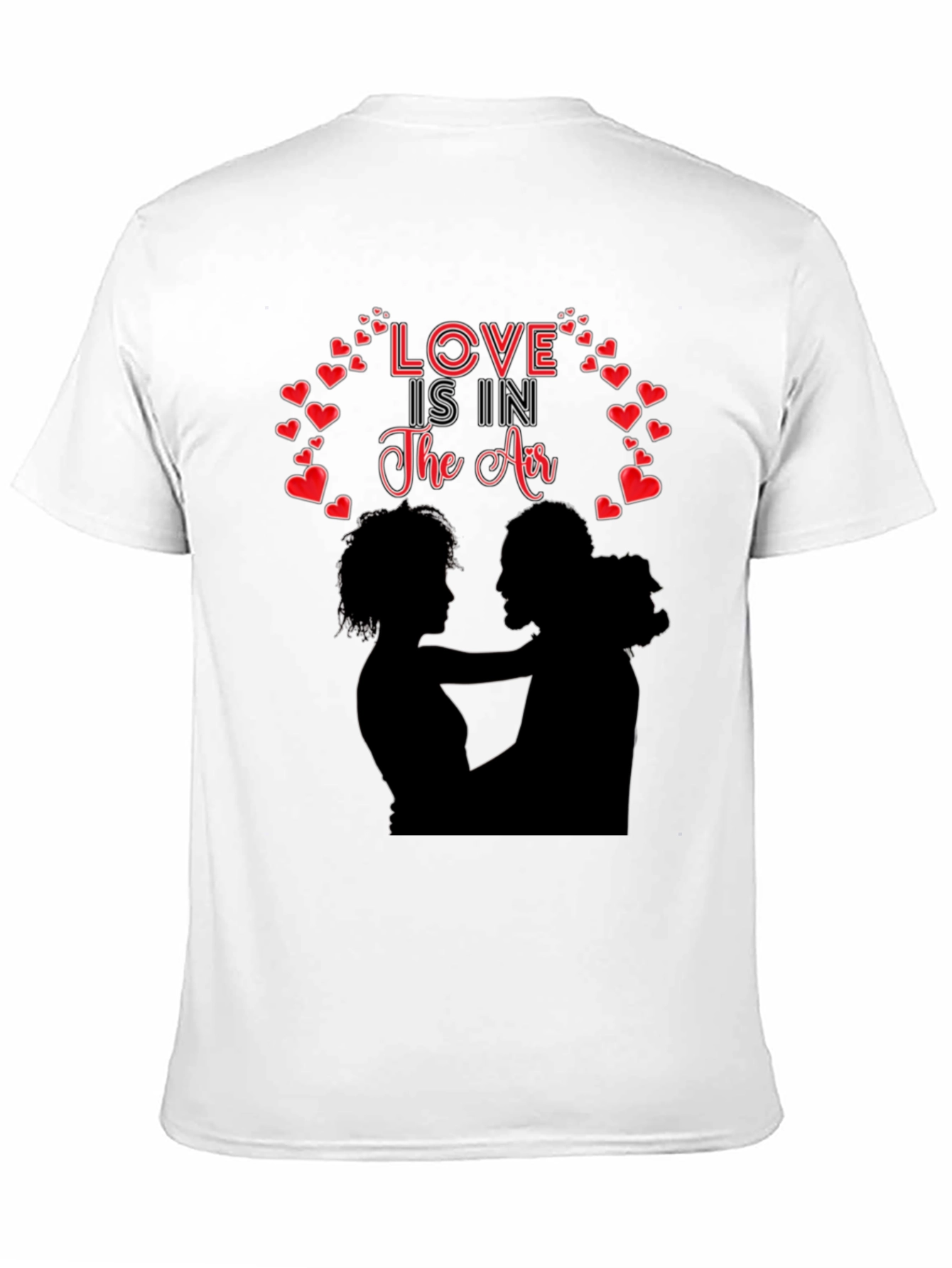 Black Love is in the Air Graphic T-Shirt view 11