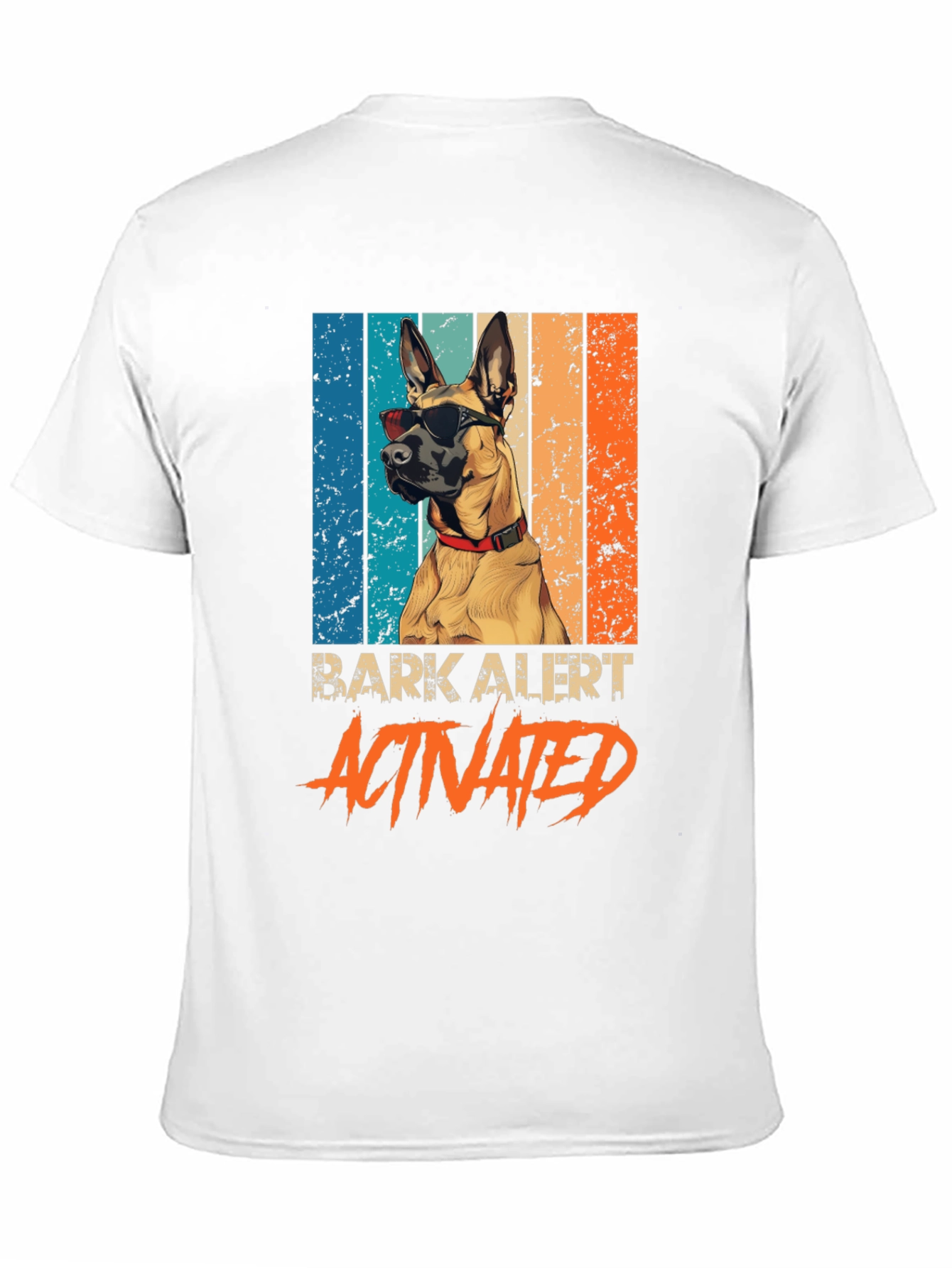 Black Cool Dog T-Shirt - Bark Alert Activated! view 11