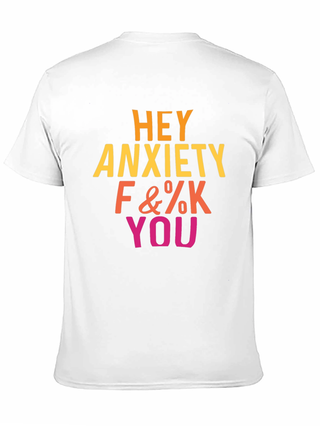 Black Hey Anxiety T-Shirt view 11