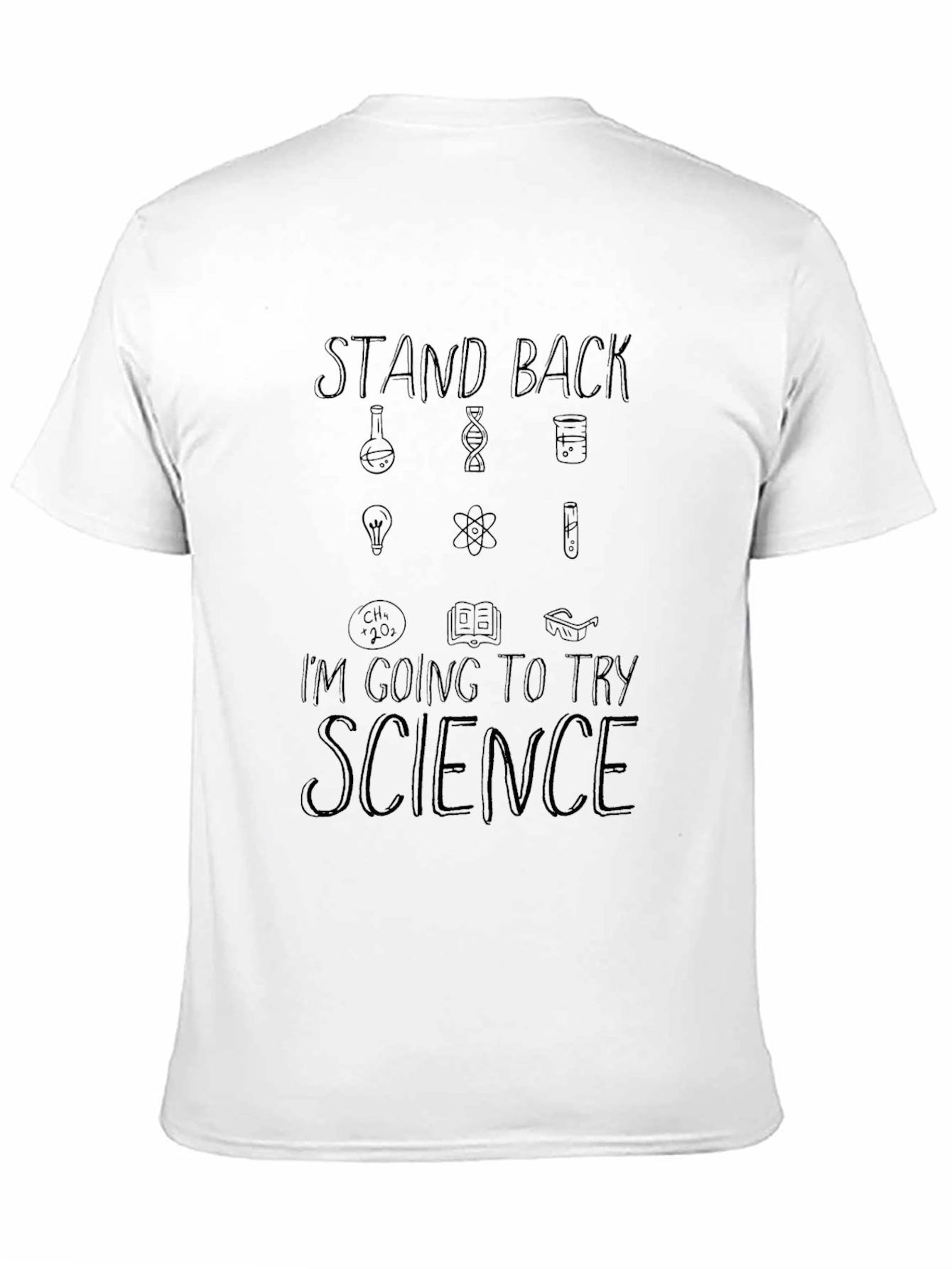 Black Science T-Shirt - Stand Back Funny Nerd Tee view 11