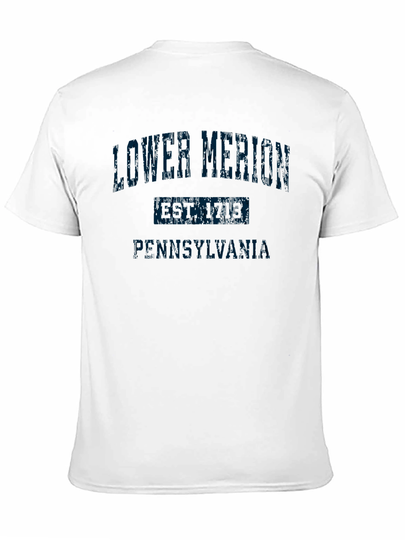 Black Lower Merion Pennsylvania Black T-Shirt view 11