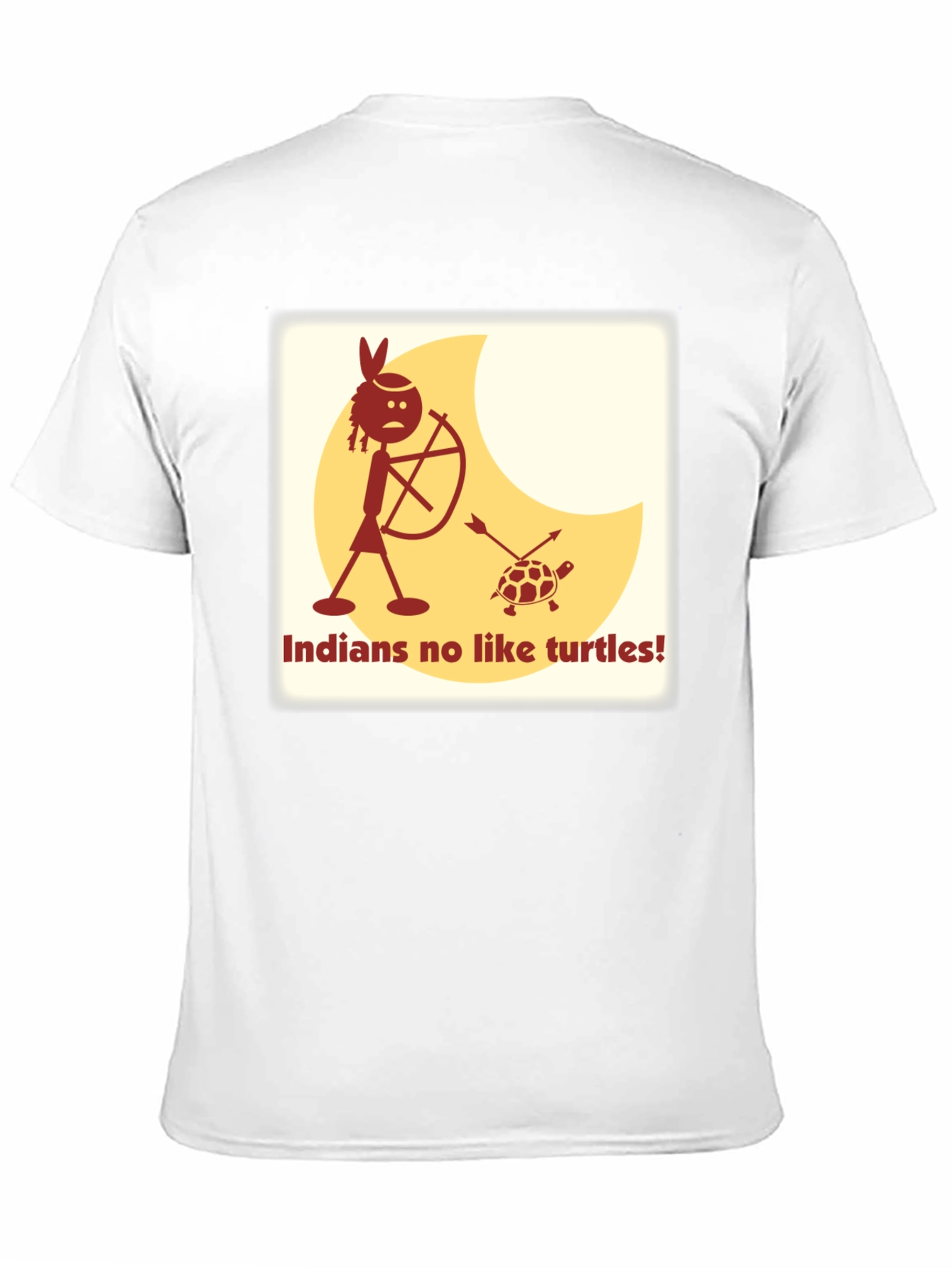 Black Indians No Like Turtles Funny T-Shirt view 11