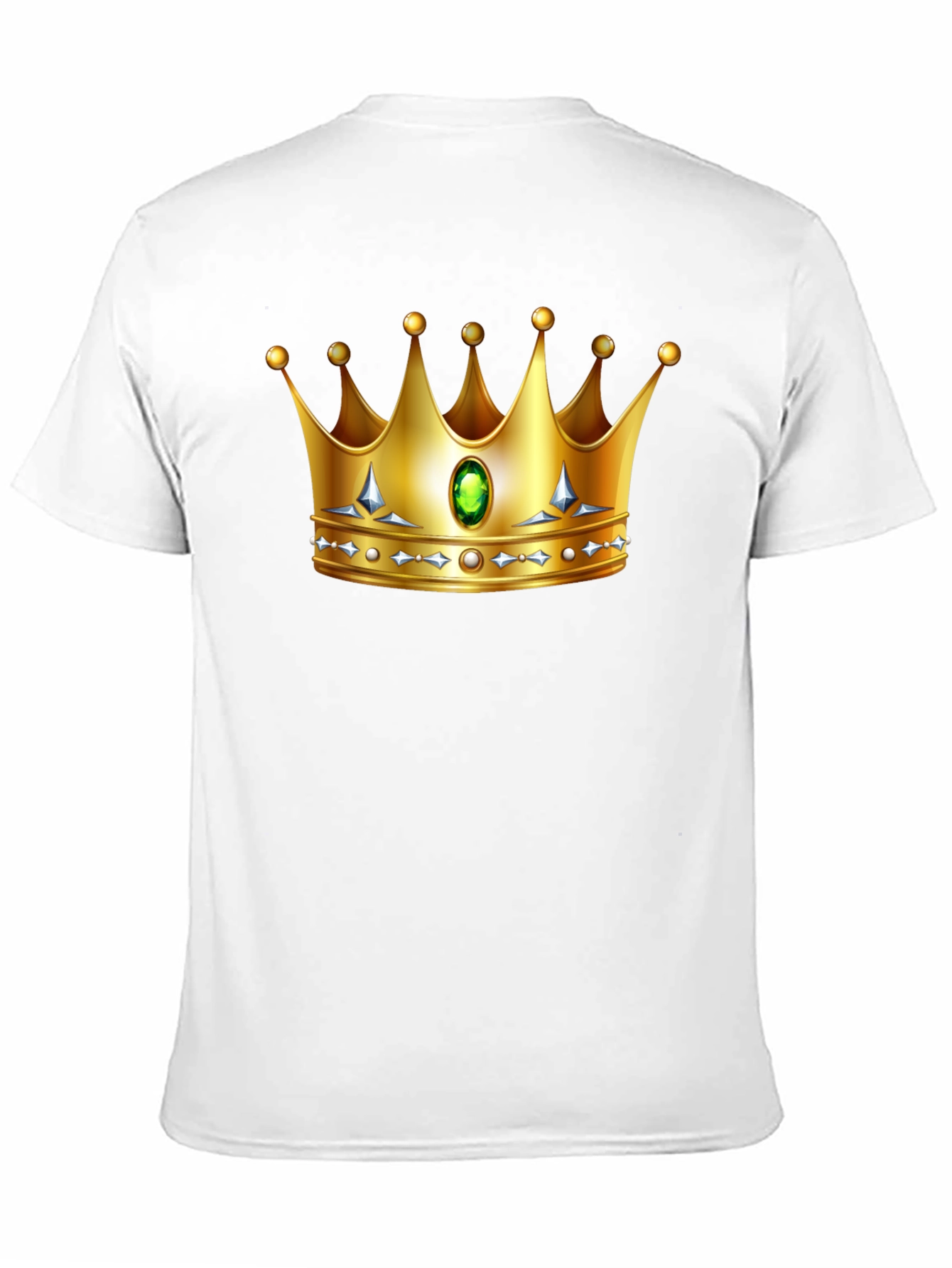 Black Golden Crown Graphic Tee - King/Queen Style view 11