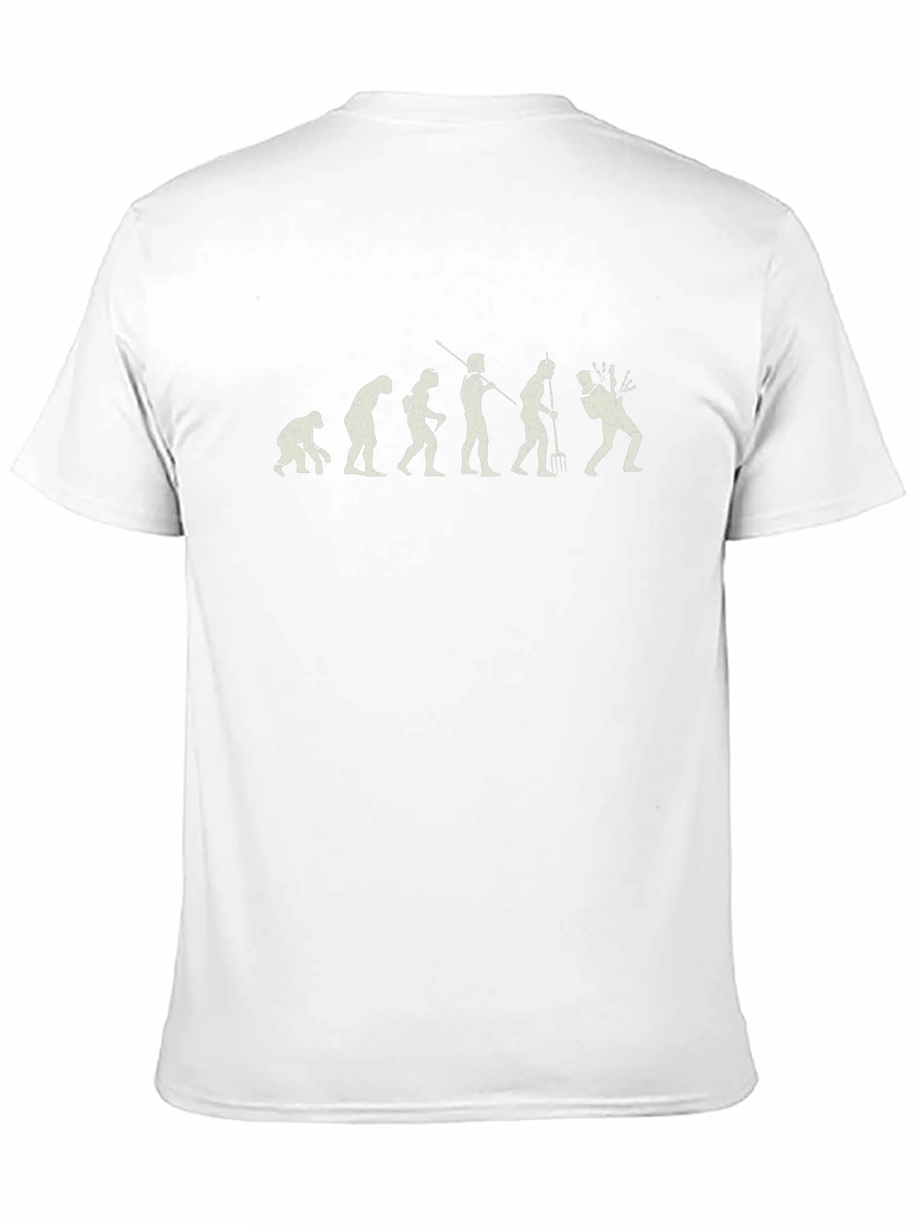 Black Evolution of Gardening Black T-Shirt view 11