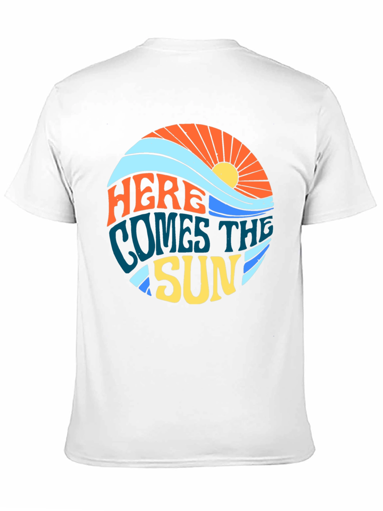 Black Here Comes The Sun Graphic Tee view 11