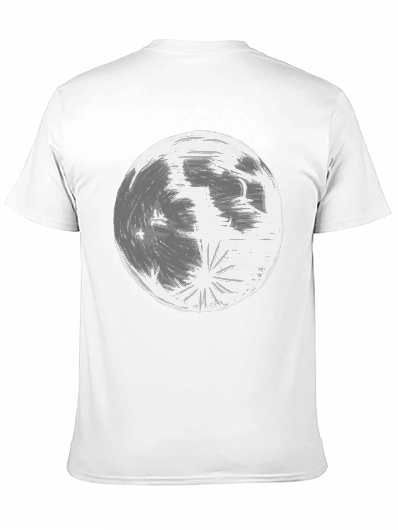 Black Lunar Graphic Tee - Classic Black Cotton view 11