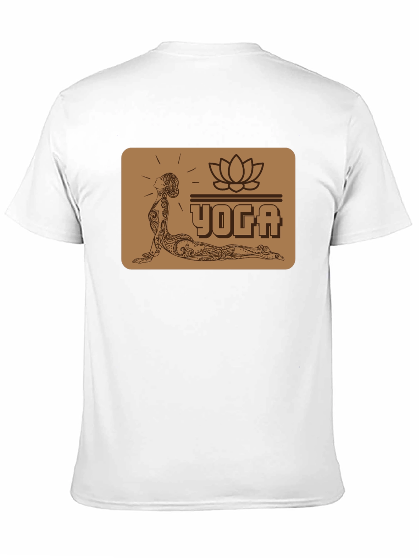 Black Yoga Graphic T-Shirt view 11