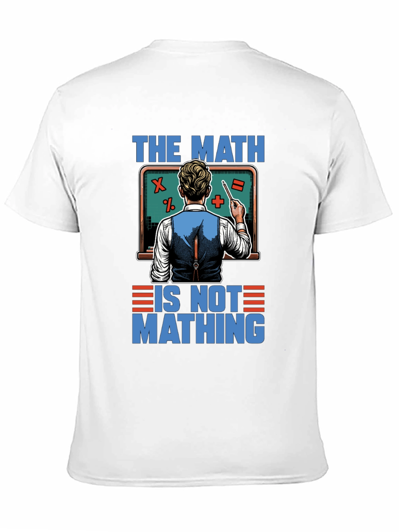 Black The Math is Not Mathing T-Shirt view 11
