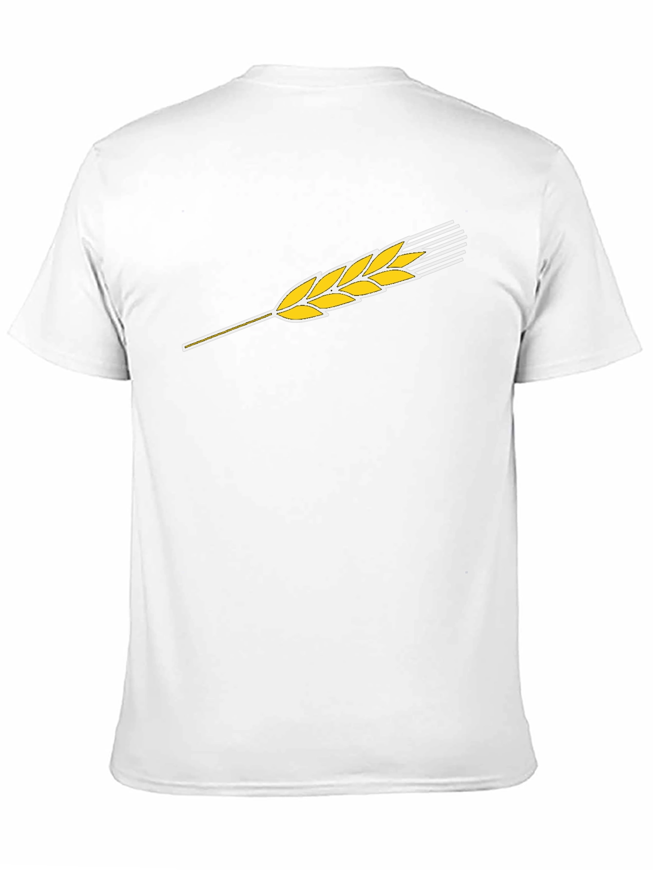 Black Wheat Graphic Tee - Black Cotton Casual Shirt view 11