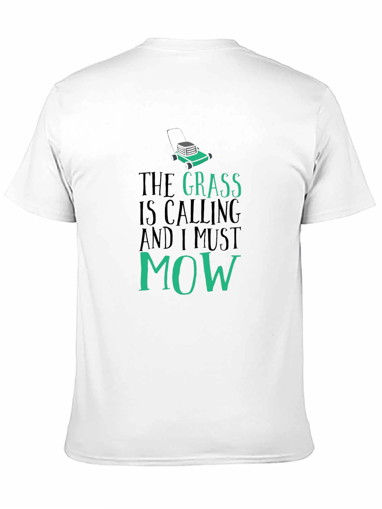 Black The Grass Is Calling T-Shirt view 11