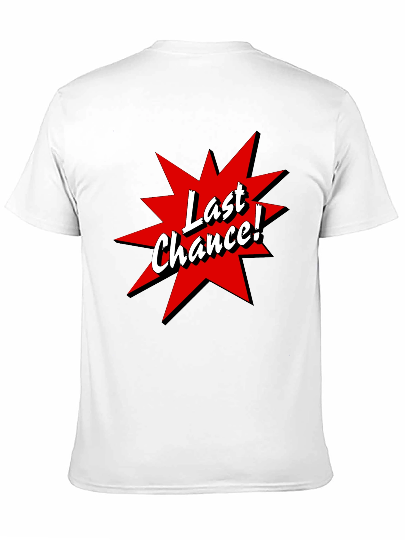 Black Last Chance T-Shirt - Black Tee view 11