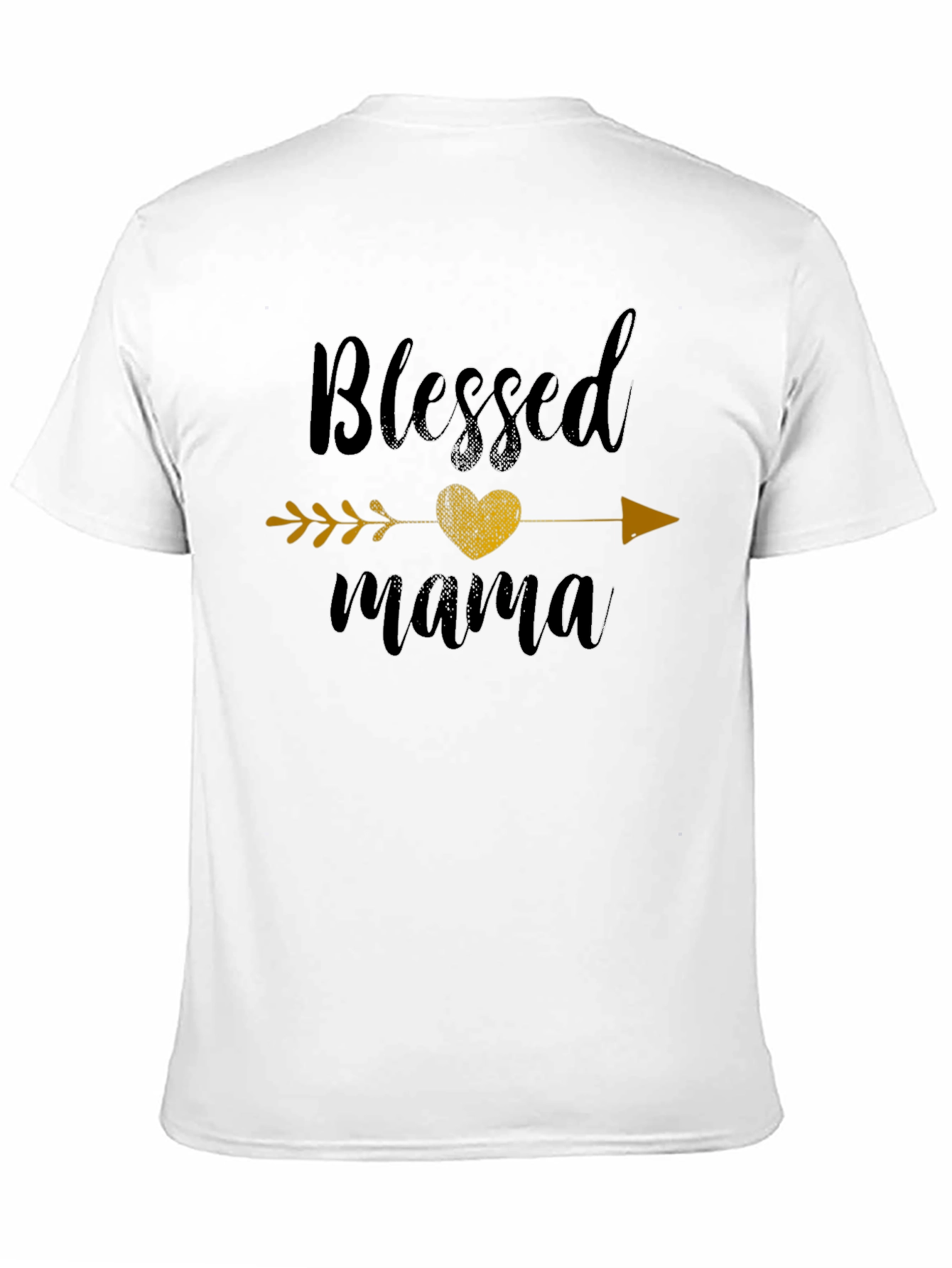 Blessed Mama T-Shirt - Arrow Heart Graphic Tee - 11