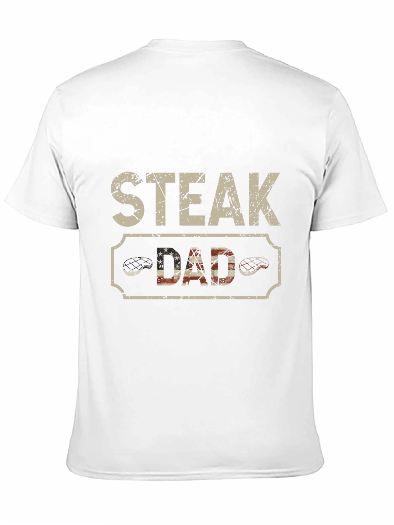 Black Steak Dad Black T-Shirt view 11