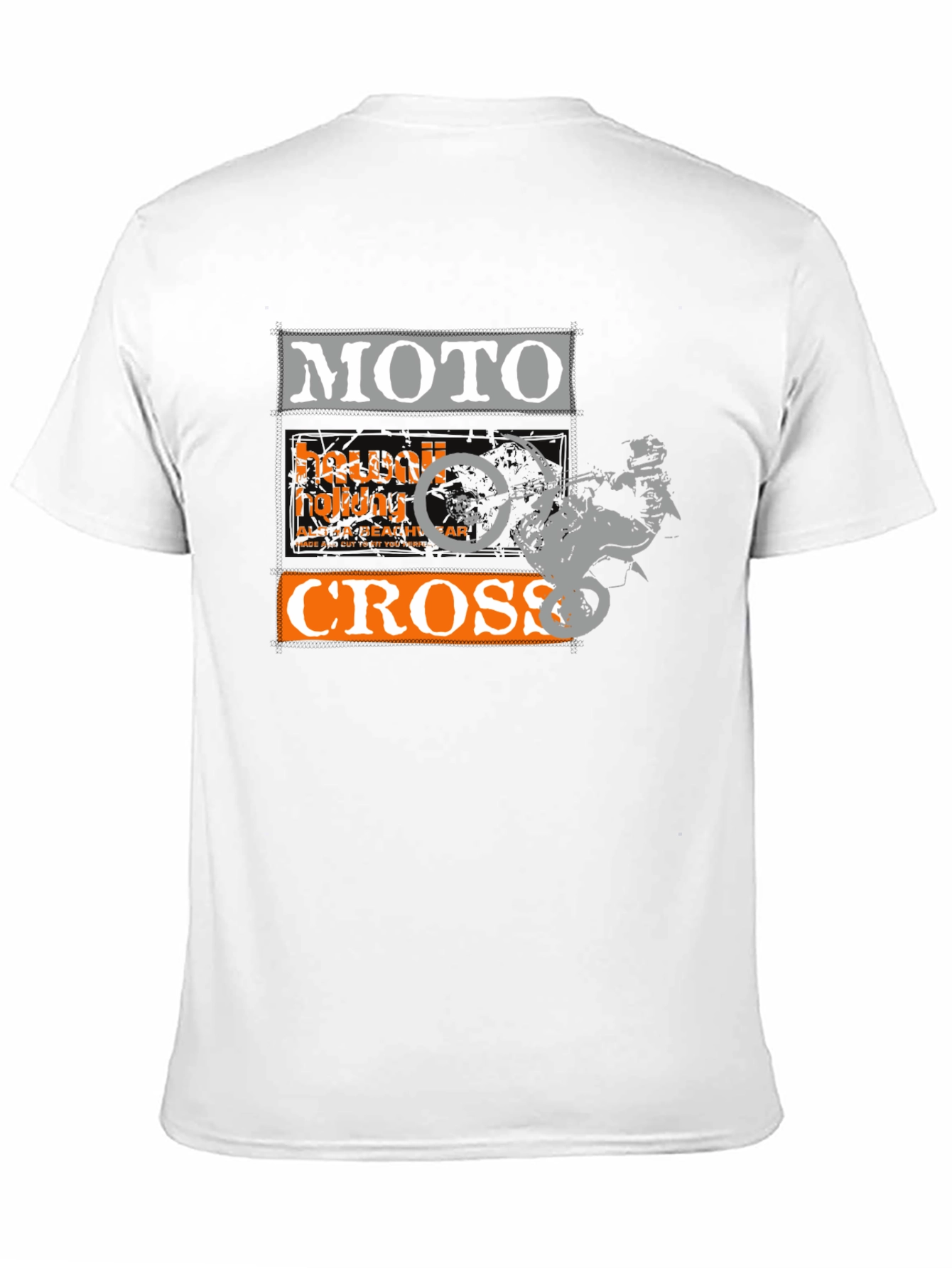 Black MotoCross Graphic T-Shirt - Rider Design view 11