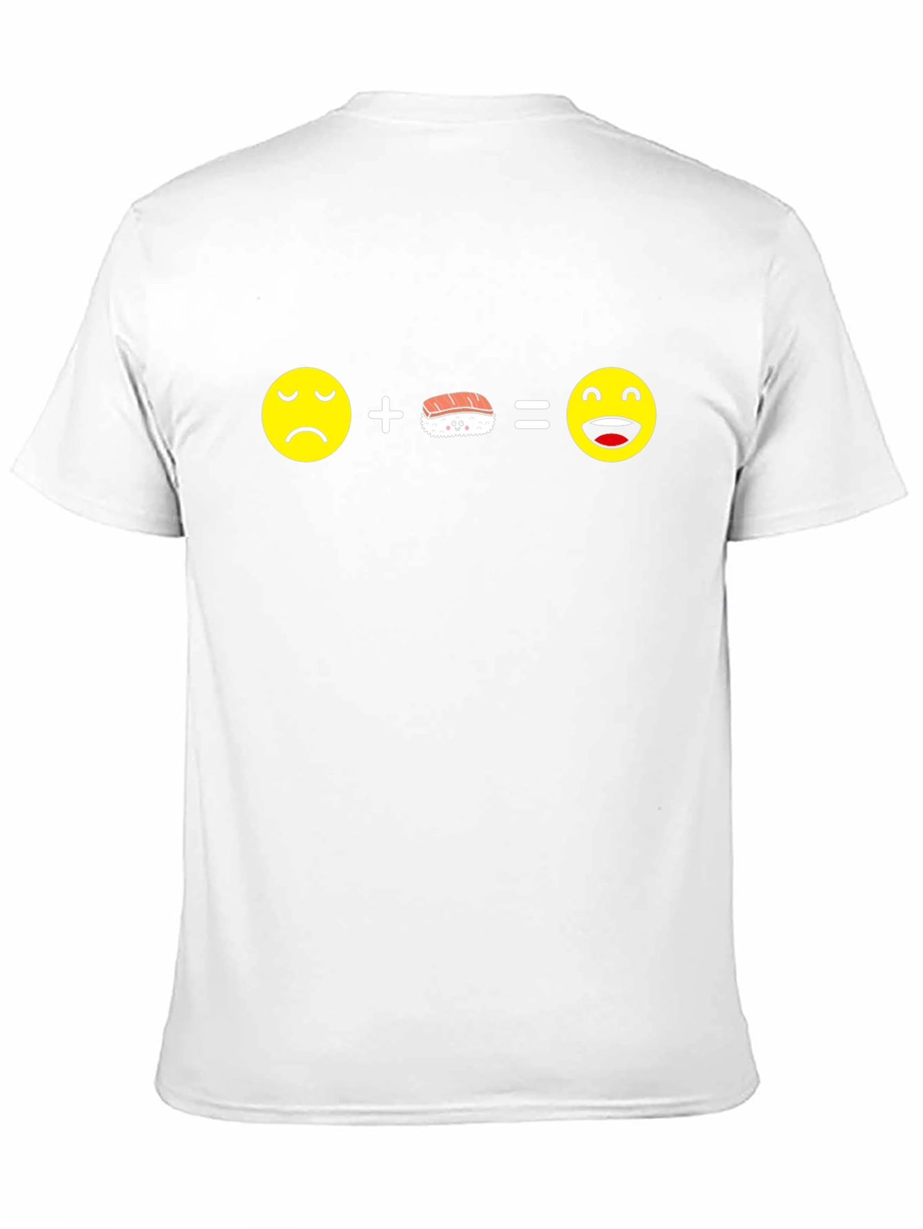 Black Sushi Makes Me Happy T-Shirt view 11