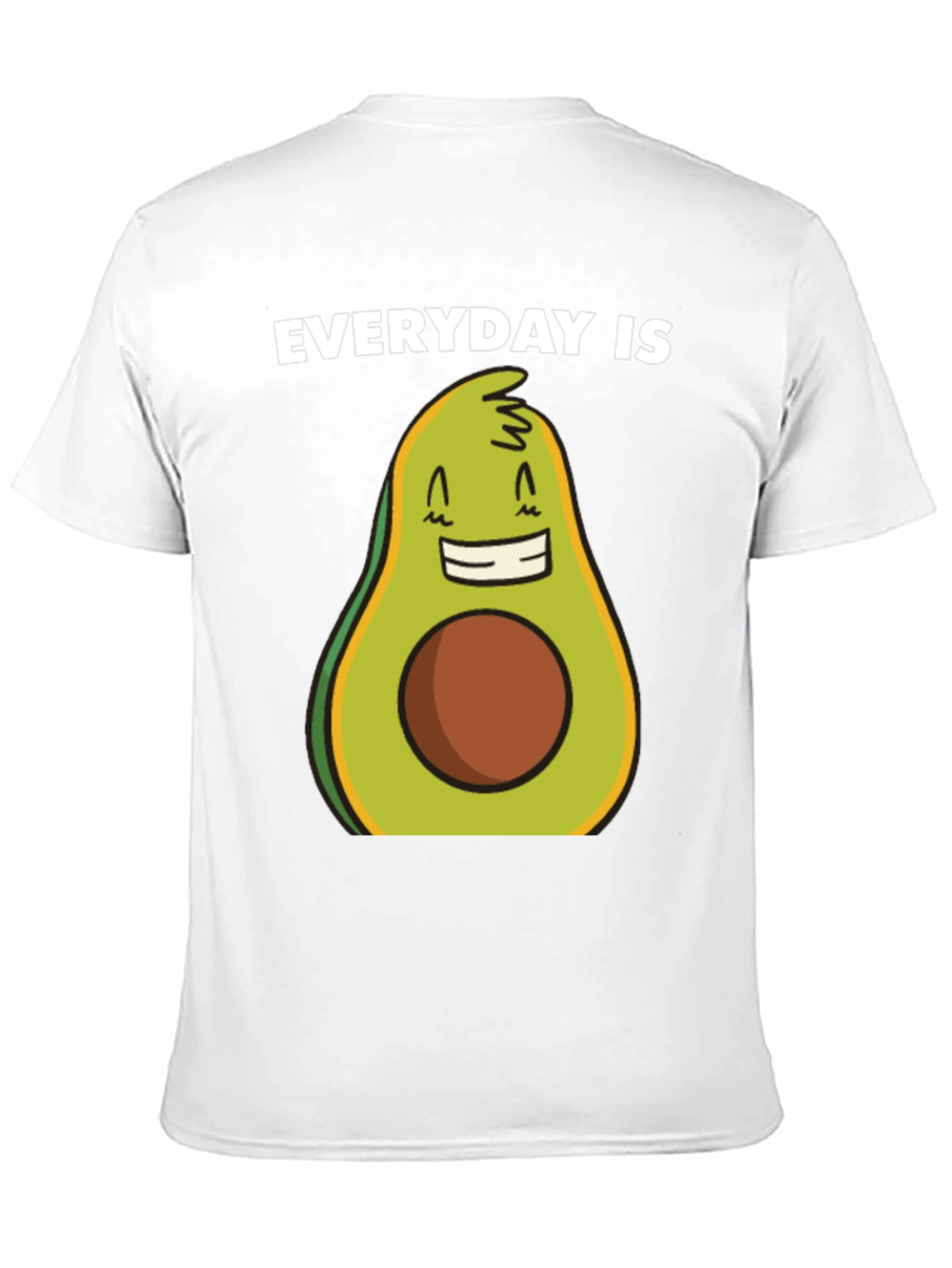 Black Everyday is Avocado T-Shirt - Funny Graphic Tee view 11