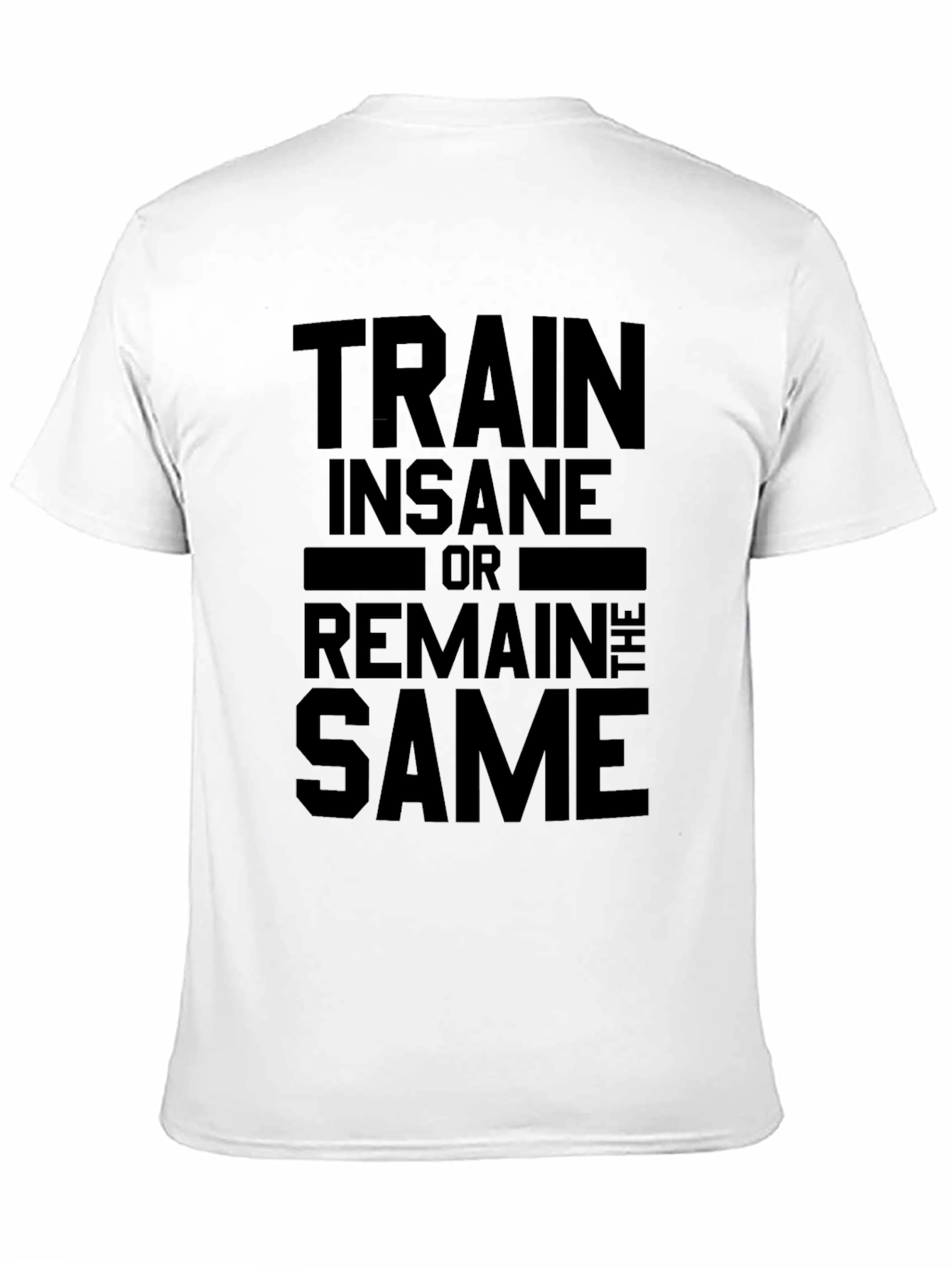 Black Train Insane T-Shirt - Motivational Fitness Apparel view 11
