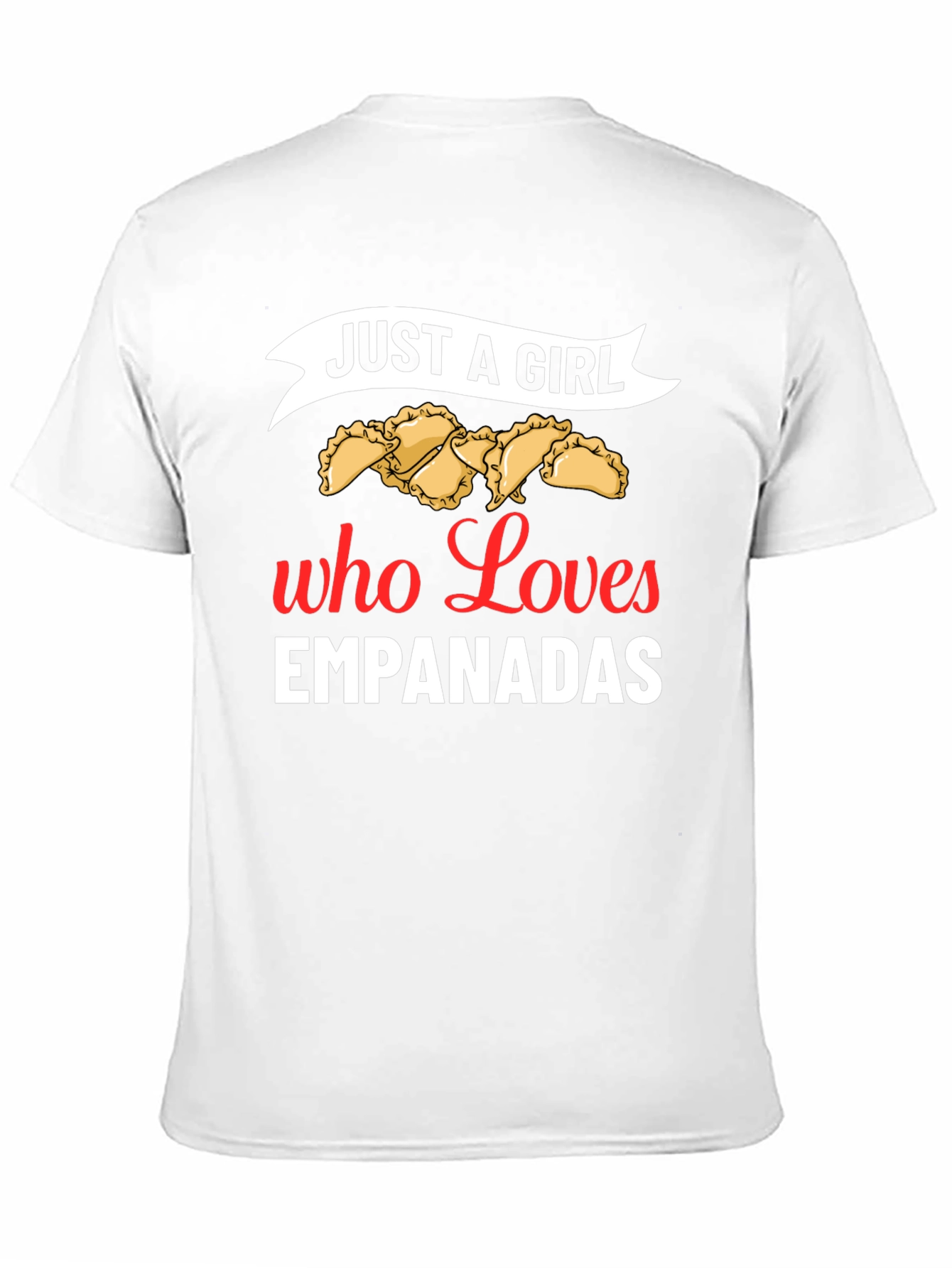 Black Just a Girl Who Loves Empanadas T-Shirt view 11