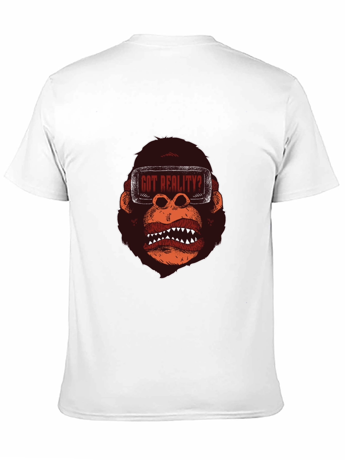 Black Got Reality? Gorilla VR Graphic T-Shirt view 11