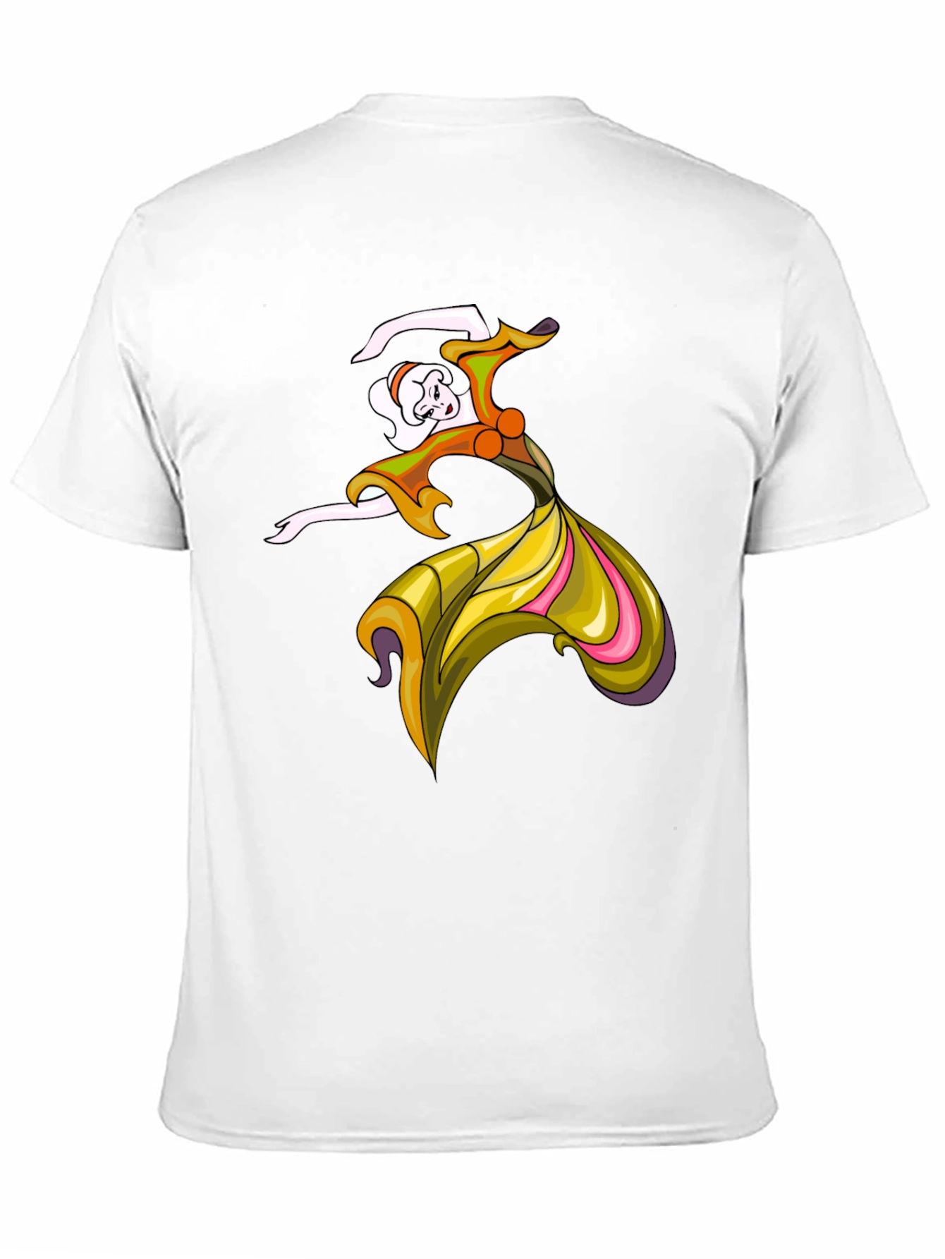 Black Vintage Dancer Graphic Tee - Black Unisex T-Shirt view 11