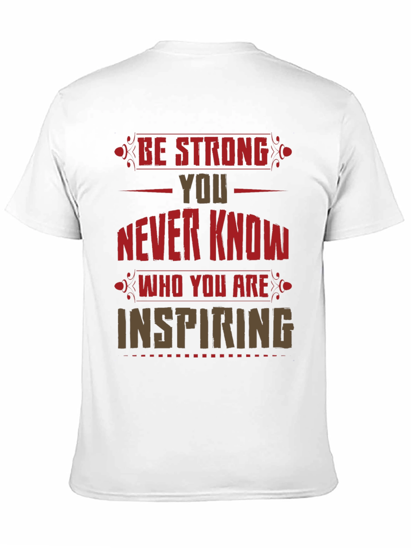 Black Be Strong Graphic Print T-Shirt view 11