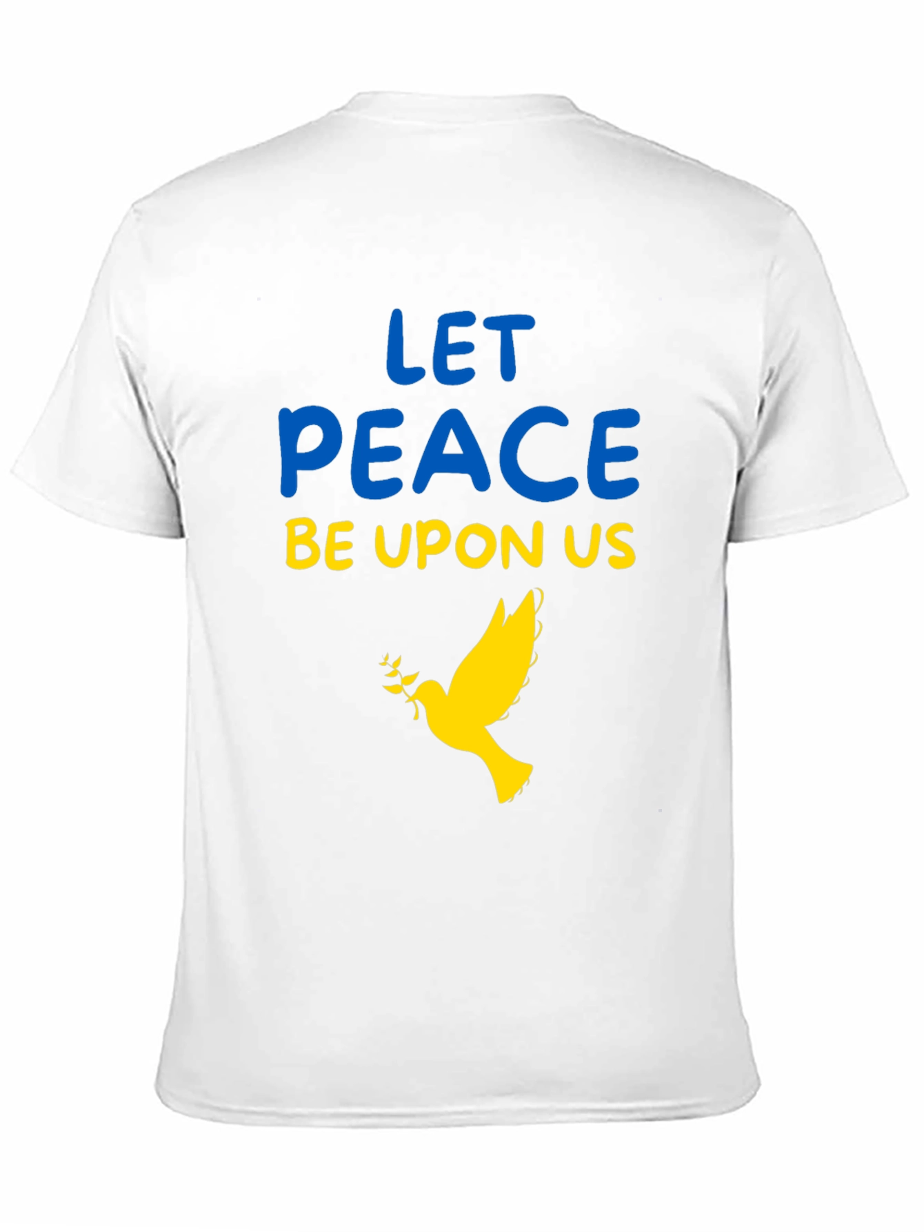 Black Ukraine Peace Dove T-Shirt view 11