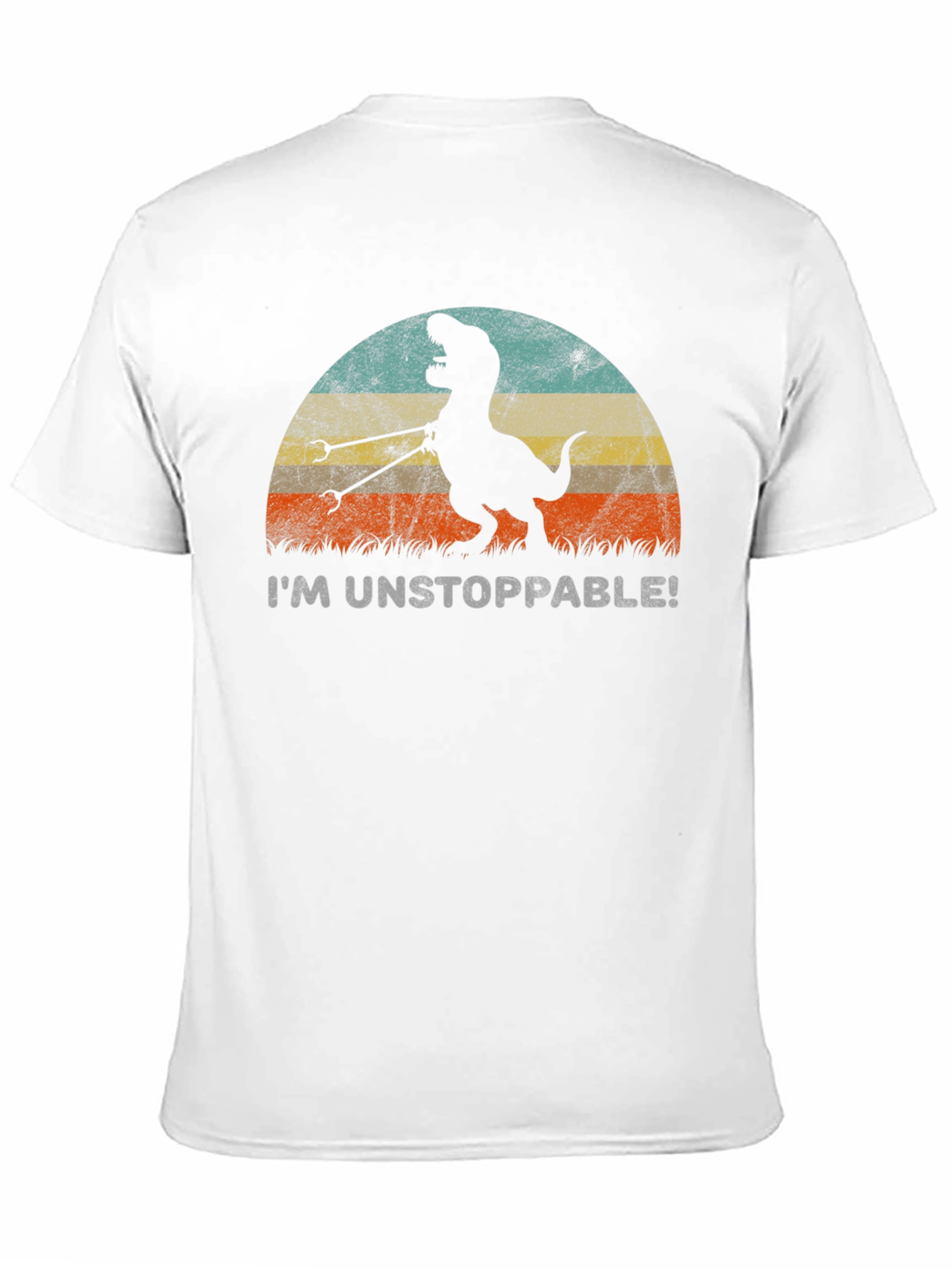 Black Unstoppable Dino T-Rex Graphic Tee view 11
