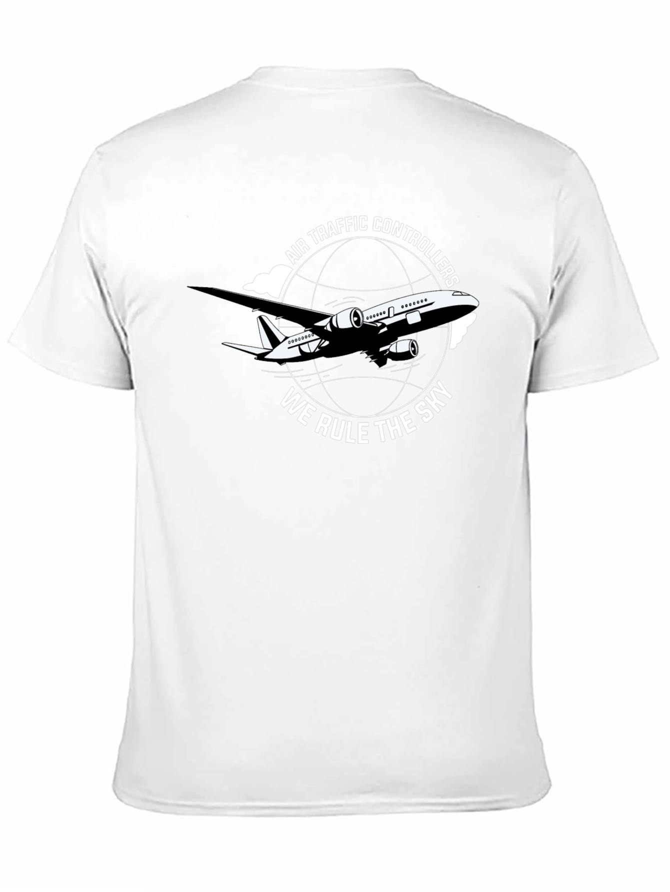 Black Air Traffic Controller T-Shirt - Rule the Sky view 11