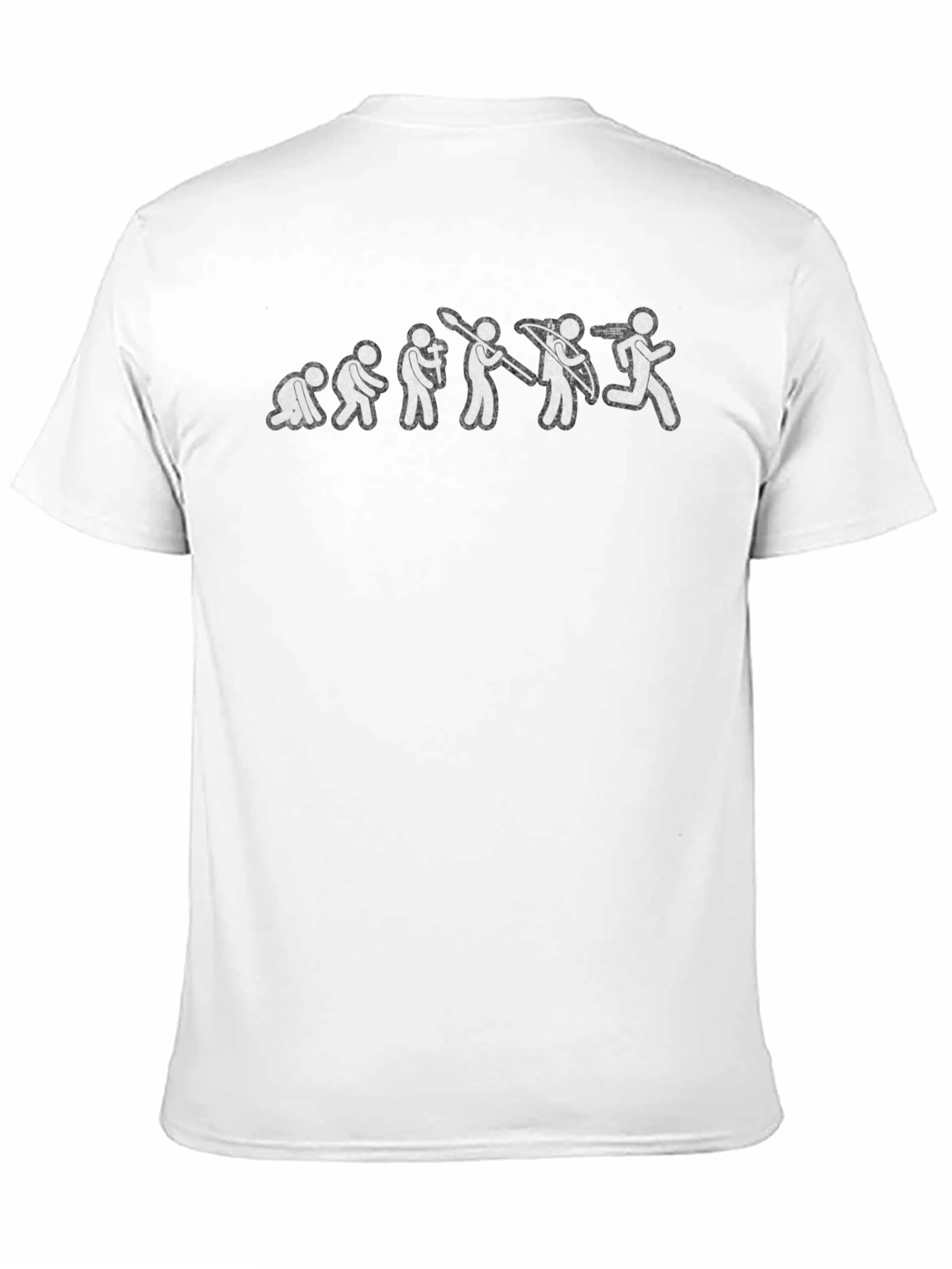 Black Evolution Archer Funny Black T-Shirt view 11