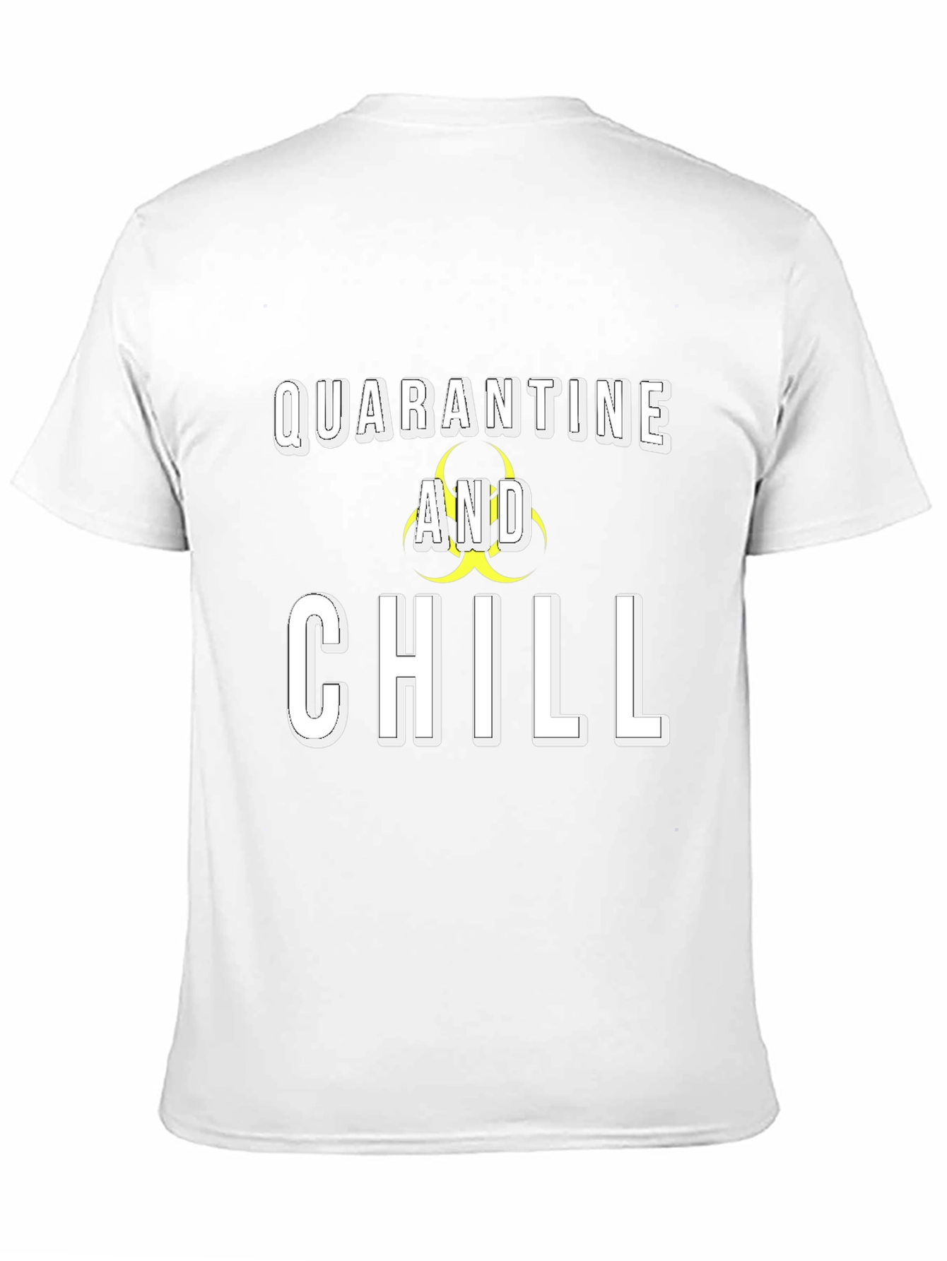 Black Quarantine and Chill Graphic Tee view 11