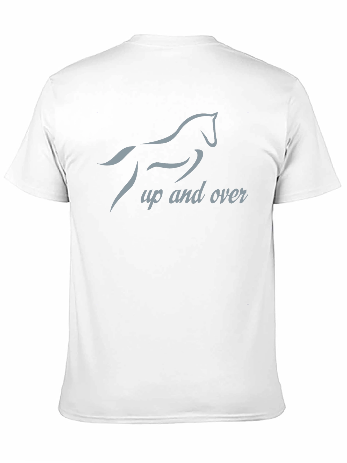 Black Up and Over Horse Graphic Tee view 11