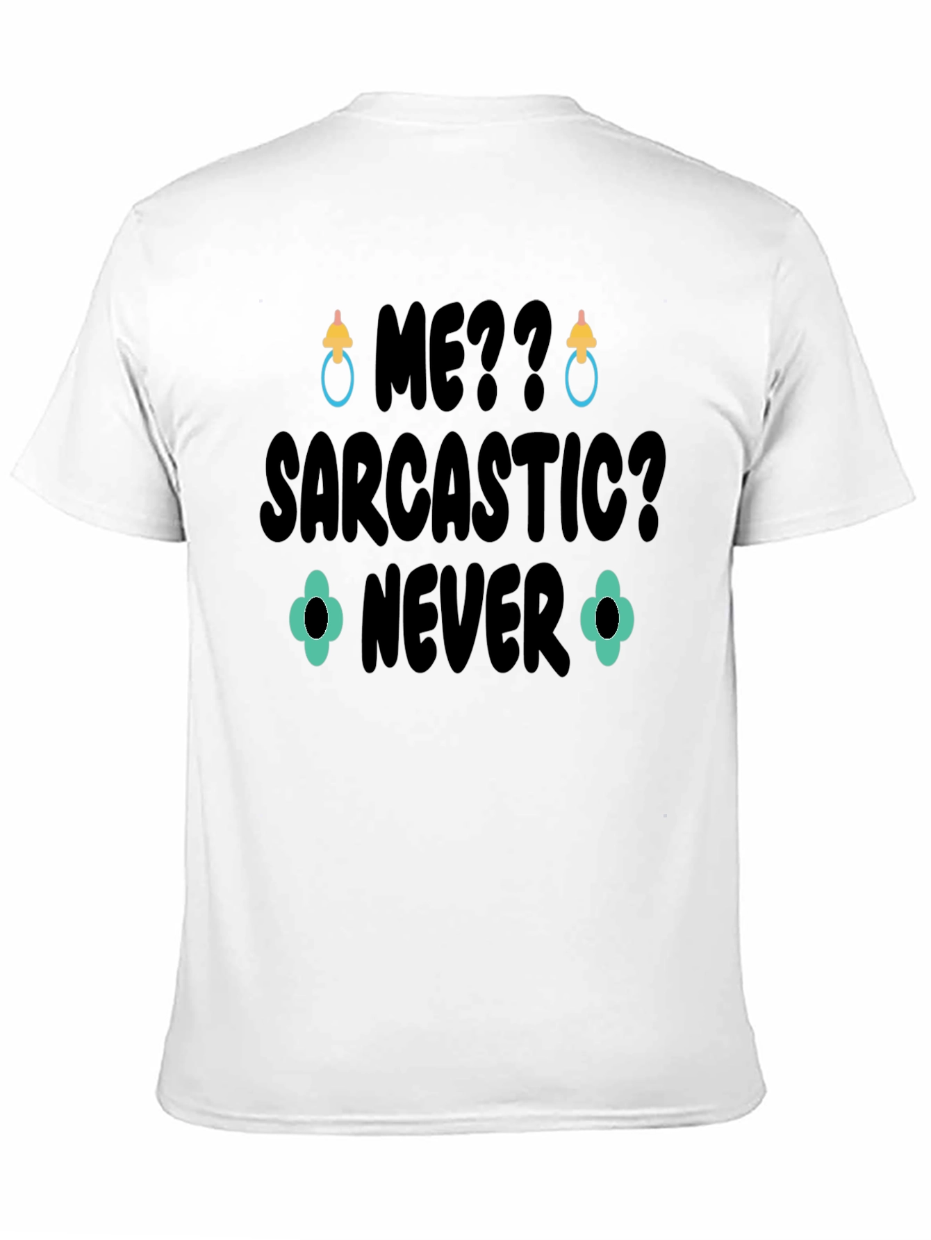 Black Sarcastic? Never Black Graphic T-Shirt view 11