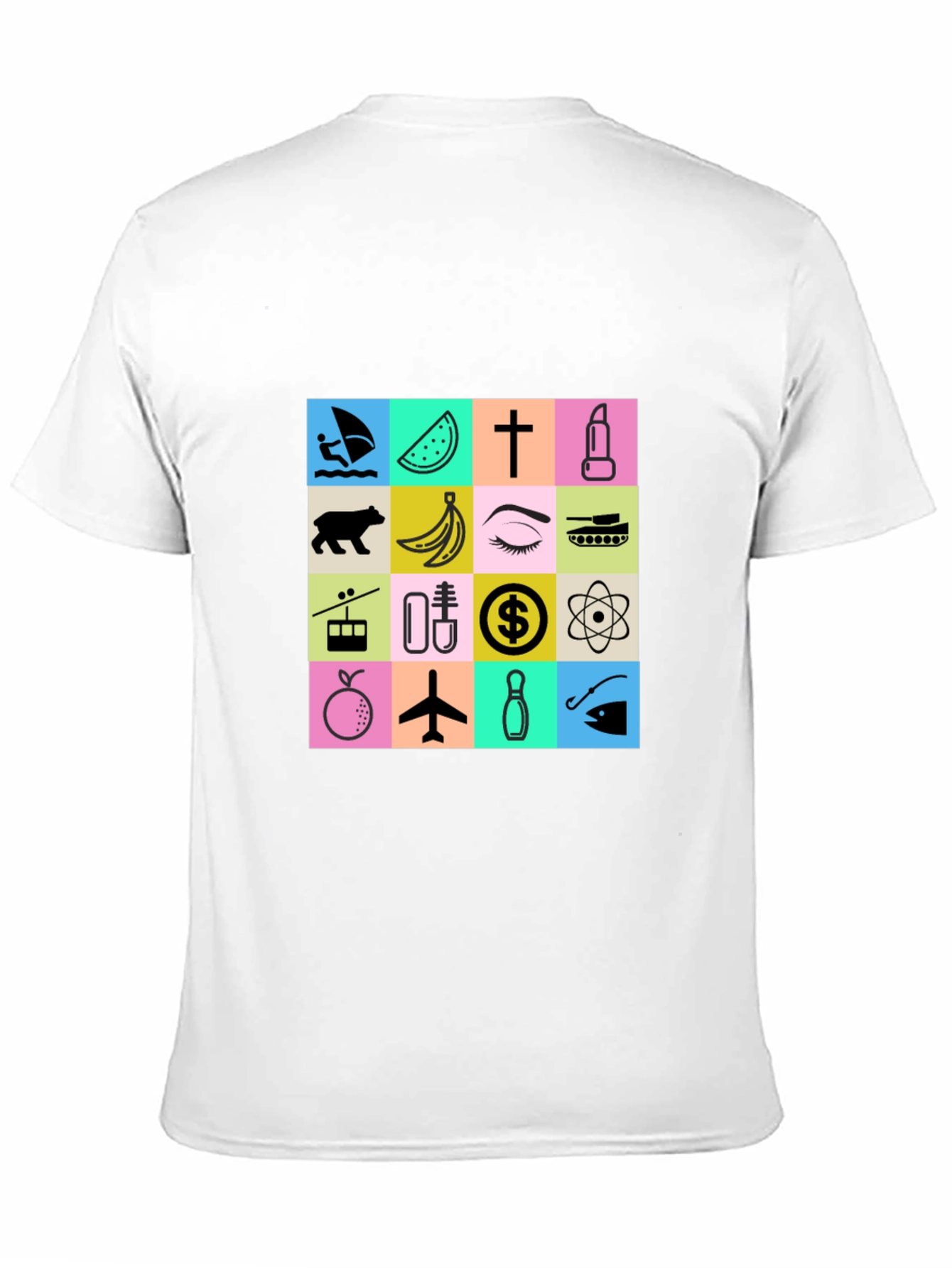 Black Funky Graphic Print T-Shirt view 11