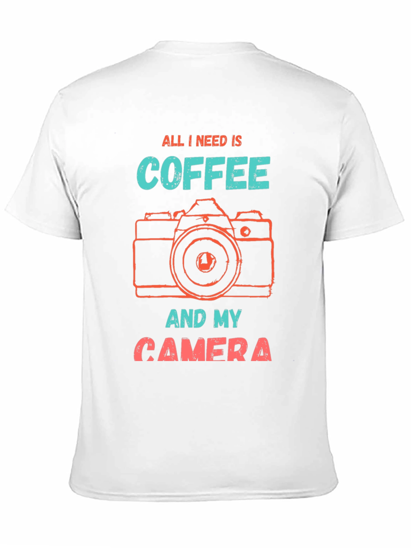 Black Coffee & Camera T-Shirt - Photographer Gift view 11