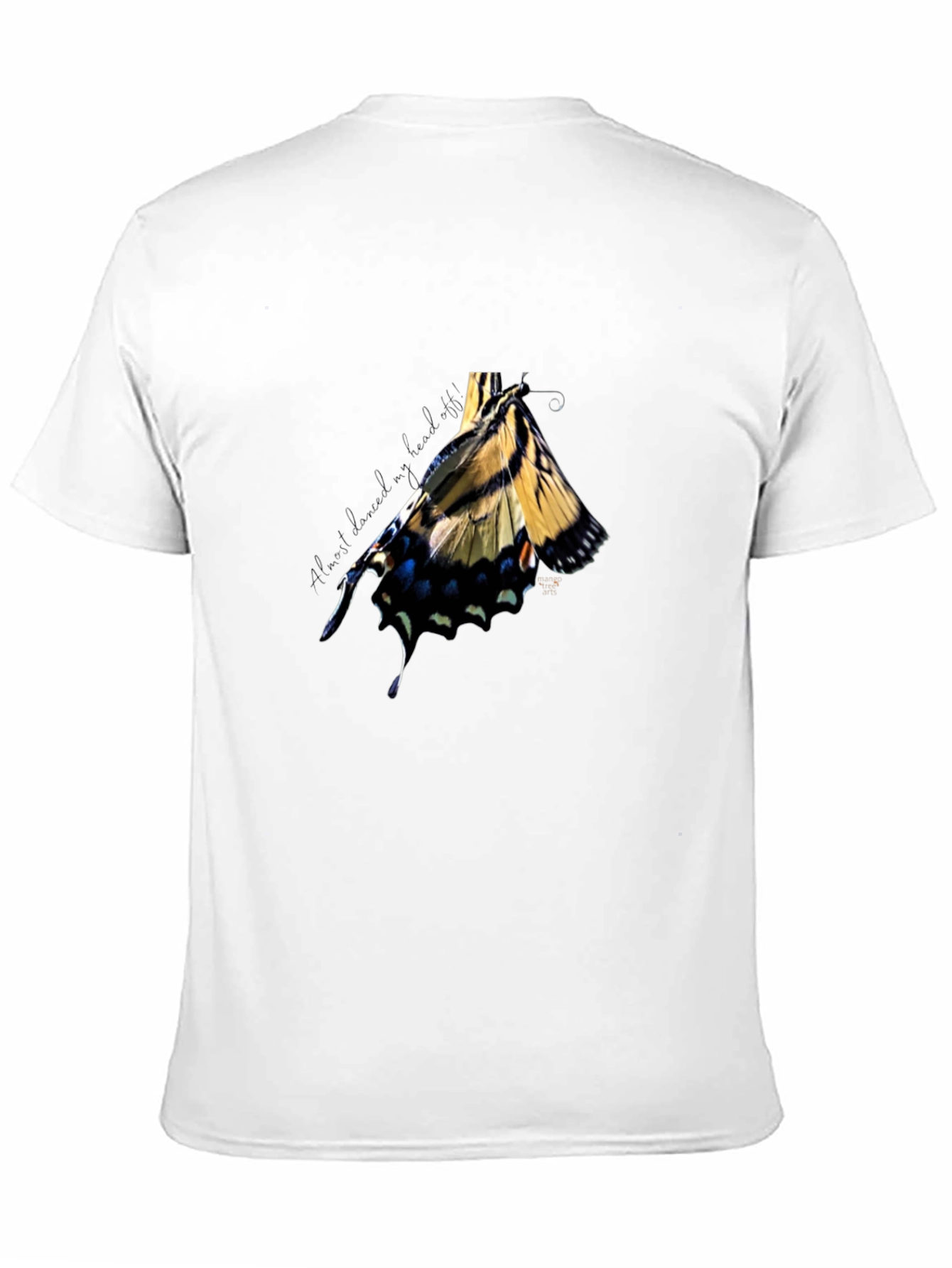 Black Butterfly Graphic Black T-Shirt - Stylish & Unique view 11