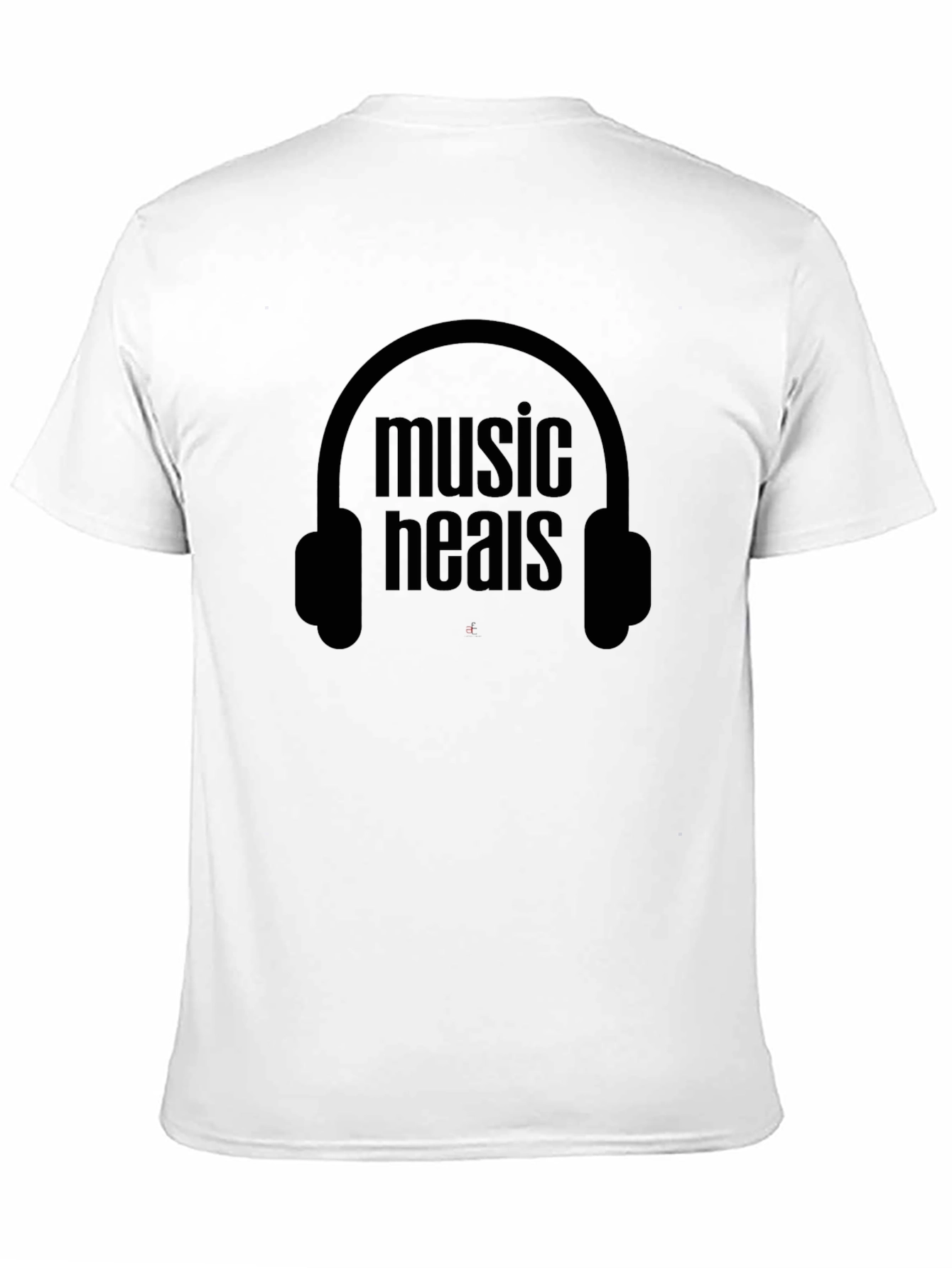 Black Music Heals Graphic Tee - Black view 11